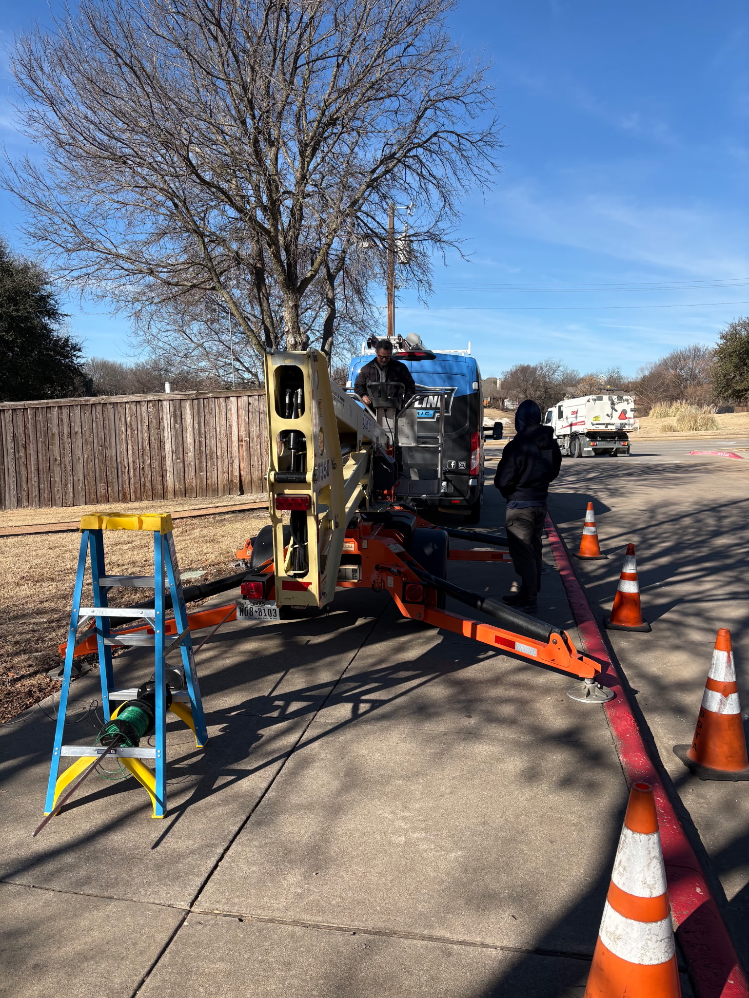 Blue Line Electric ensures top-notch service with skilled technicians and advanced machinery, all while prioritizing safety.