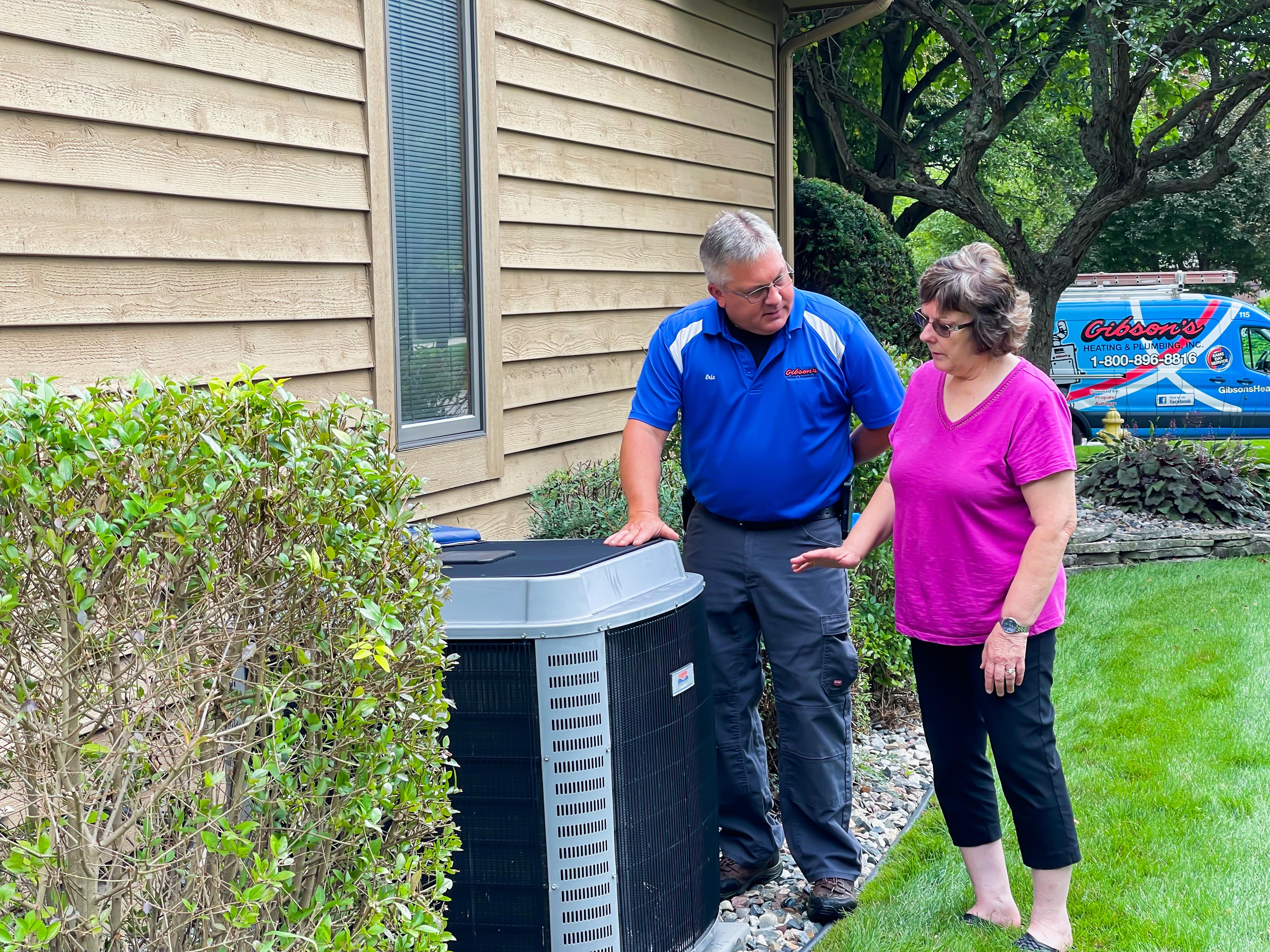 Experience top-notch comfort solutions with Gibson's Heating & Plumbing, Inc., where customer satisfaction is always a priority.