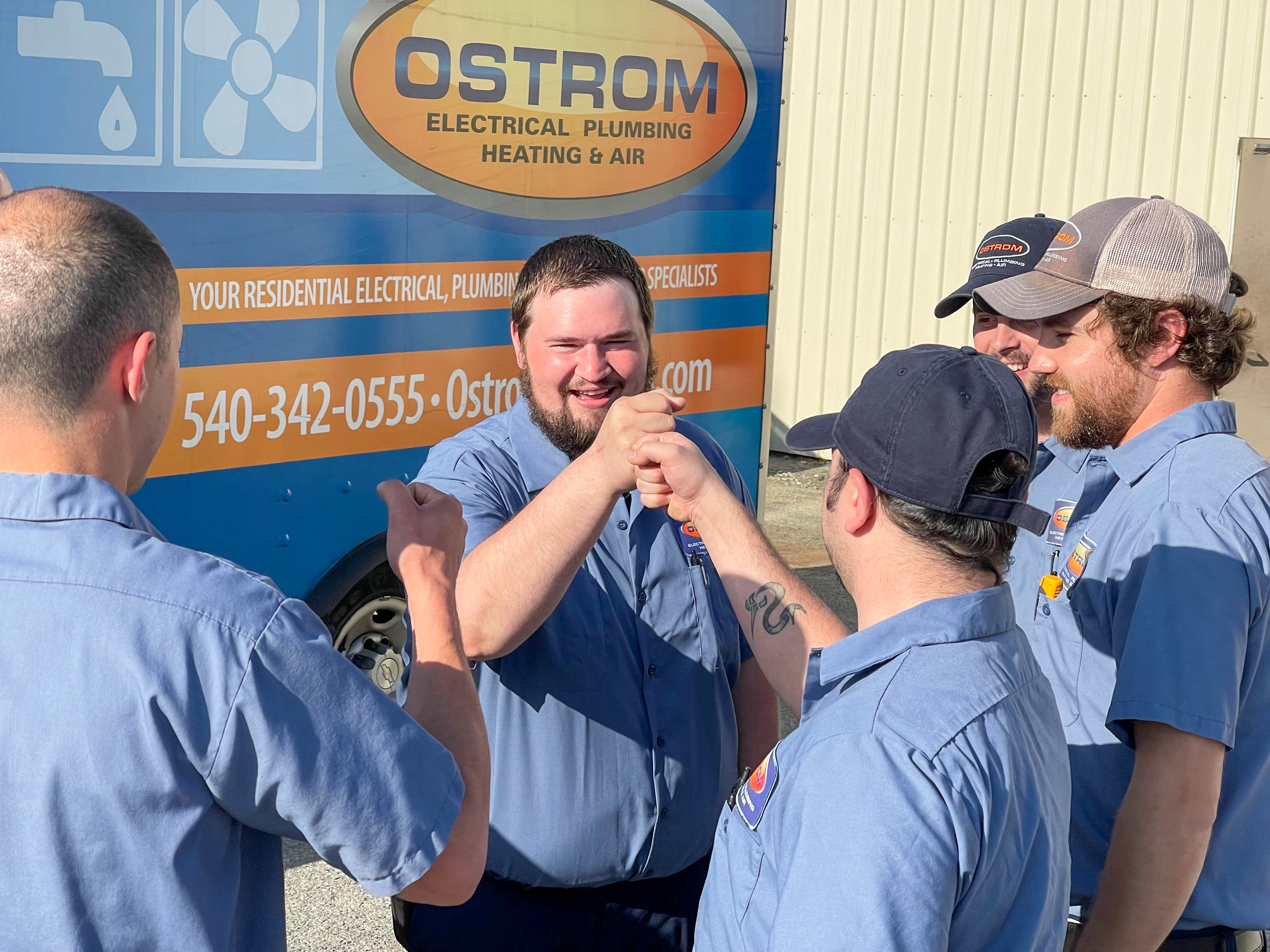 Experience friendly and professional service with Ostrom Electrical Plumbing Heating & Air Conditioning.