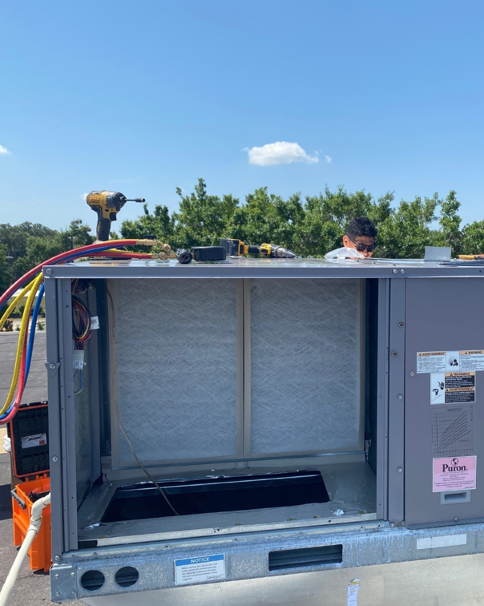 Experience top-notch HVAC solutions with Belle Air, where professionalism and quality meet in every service call.