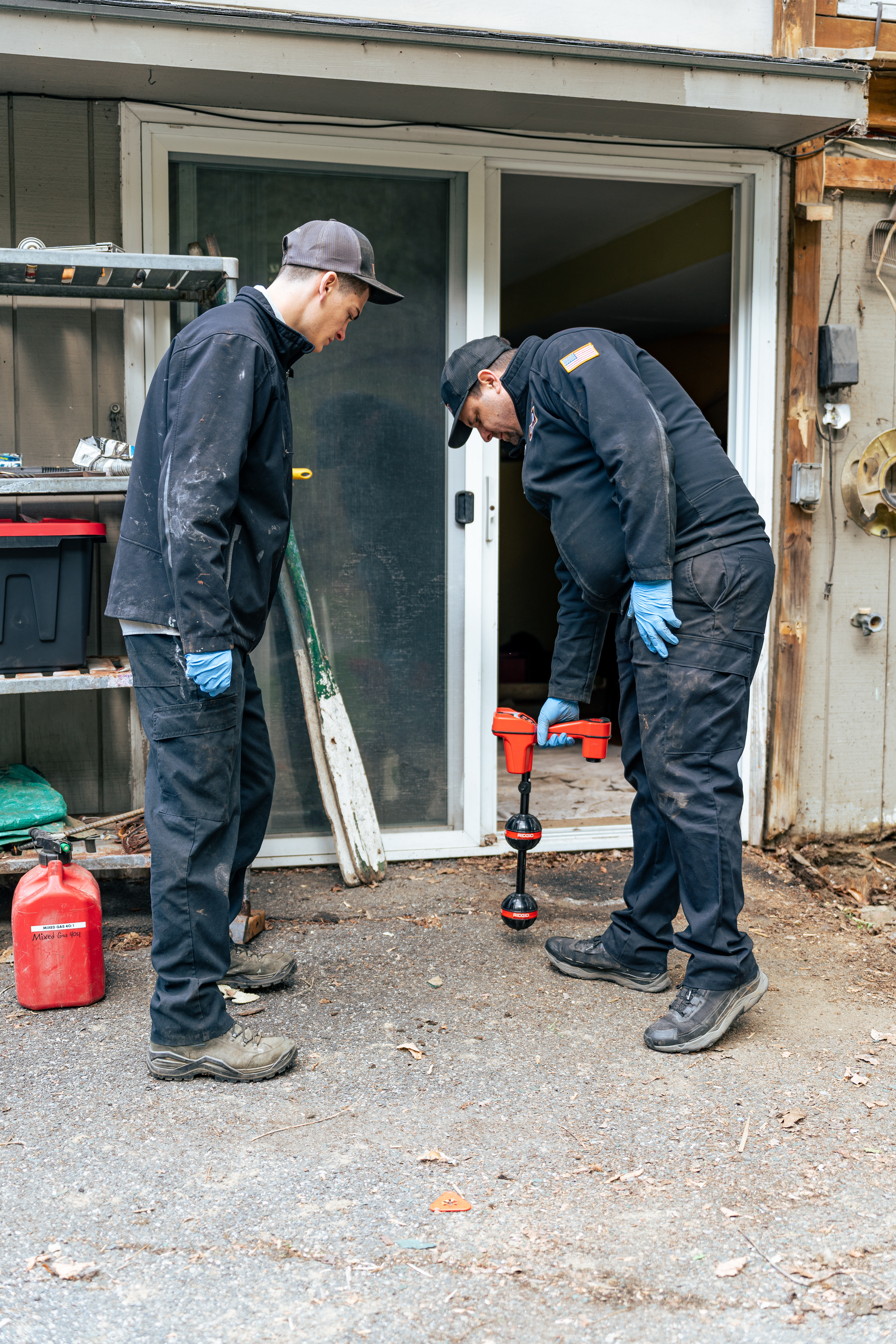 Skilled technicians show attention to detail and safety on-site, delivering dependable service from Lloyd Plumbing, Heating, Air, Electrical.