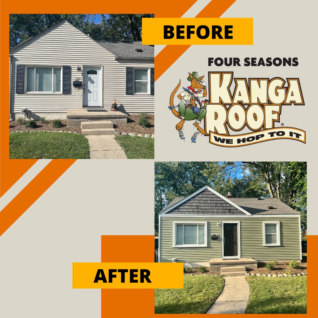 Transform your home's curb appeal with expert roofing and siding services from Four Seasons Kanga Roof!