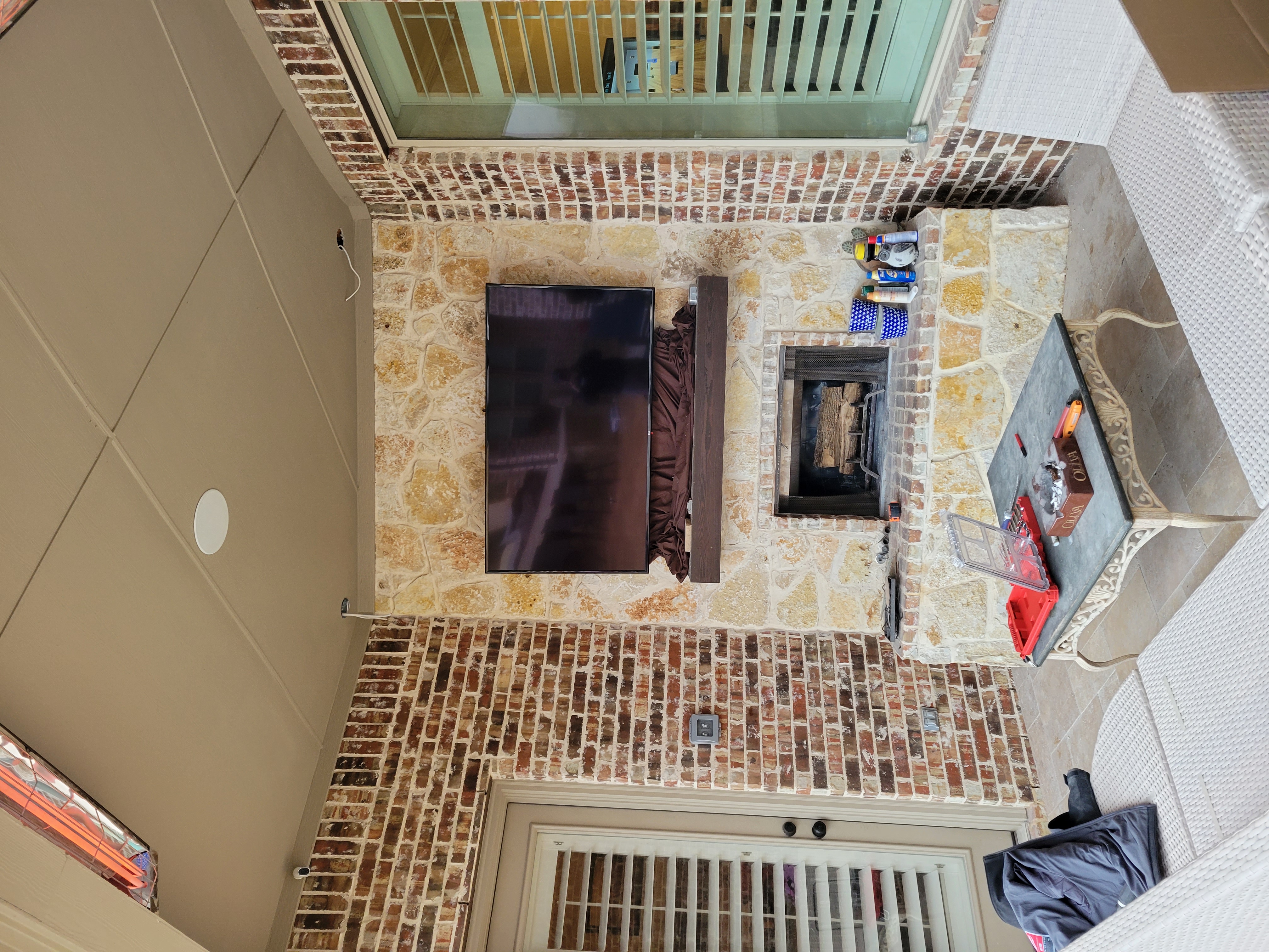 Elevate your outdoor experience with Blue Line Electric's expert installations, showcasing professionalism and quality in every detail.