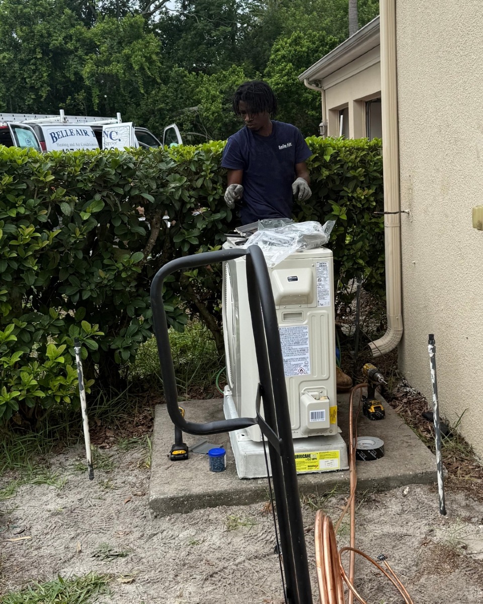 Experience top-quality HVAC services with Belle Air, where excellence meets efficiency right at your doorstep.