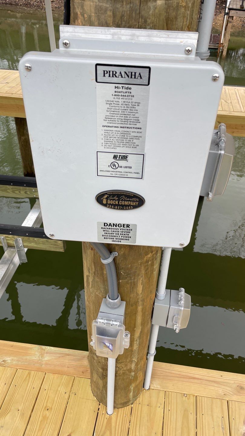 Dependable marine electrical work you can trust, C&T Electric LLC installs weatherproof controls and outlets for lasting safety.