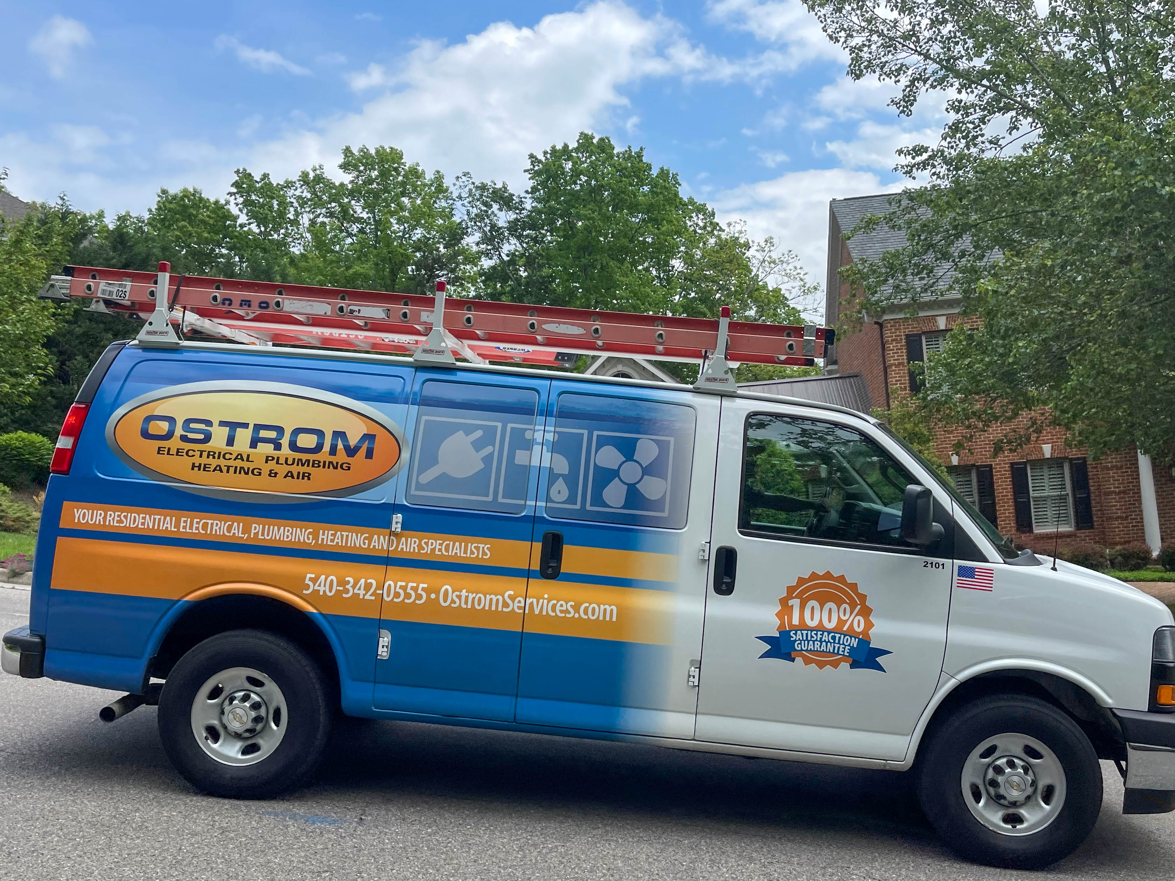 Trust Ostrom Electrical Plumbing Heating & Air Conditioning for unmatched quality and professional service, backed by our 100% Satisfaction Guarantee. Call us today for all your residential needs!
