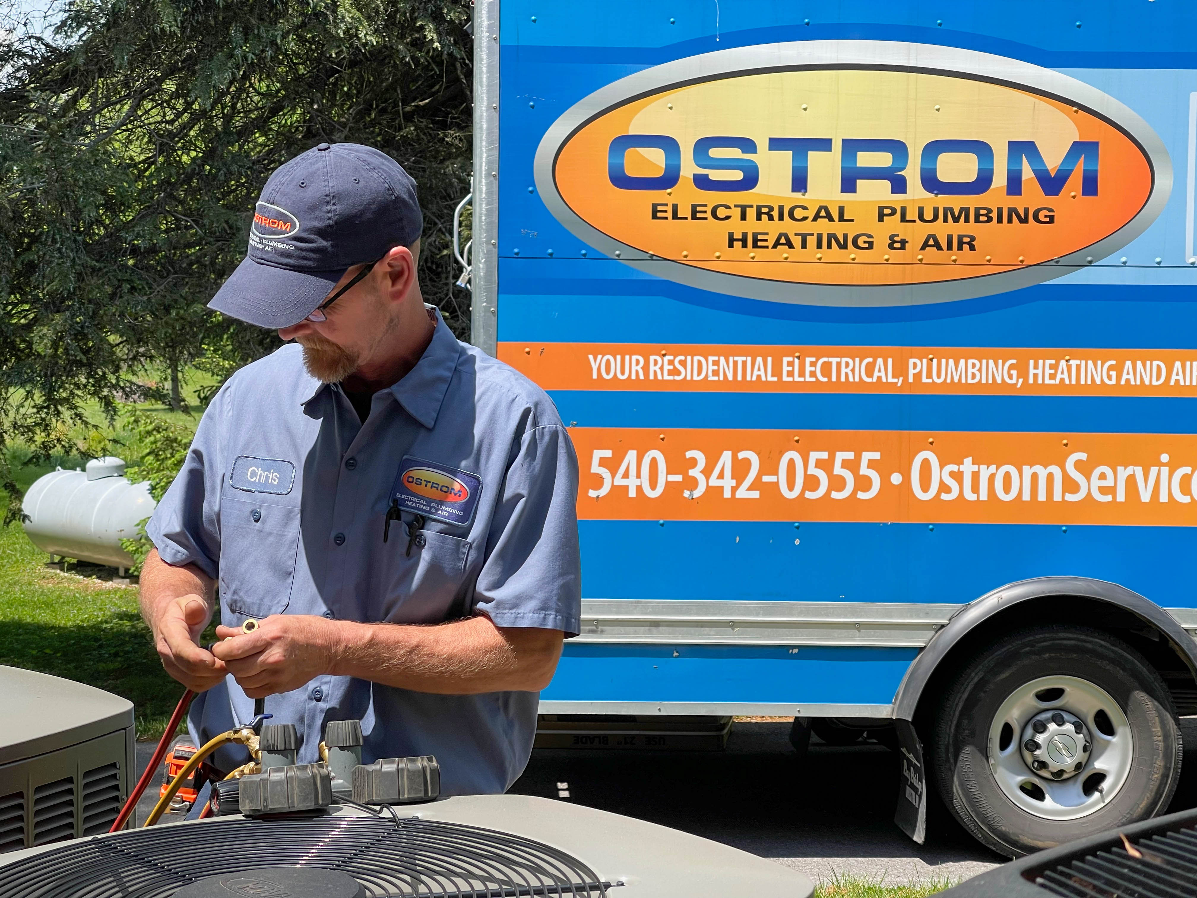 Ostrom Electrical Plumbing Heating & Air: Professional and reliable HVAC services delivered with exceptional customer care. Call us today!