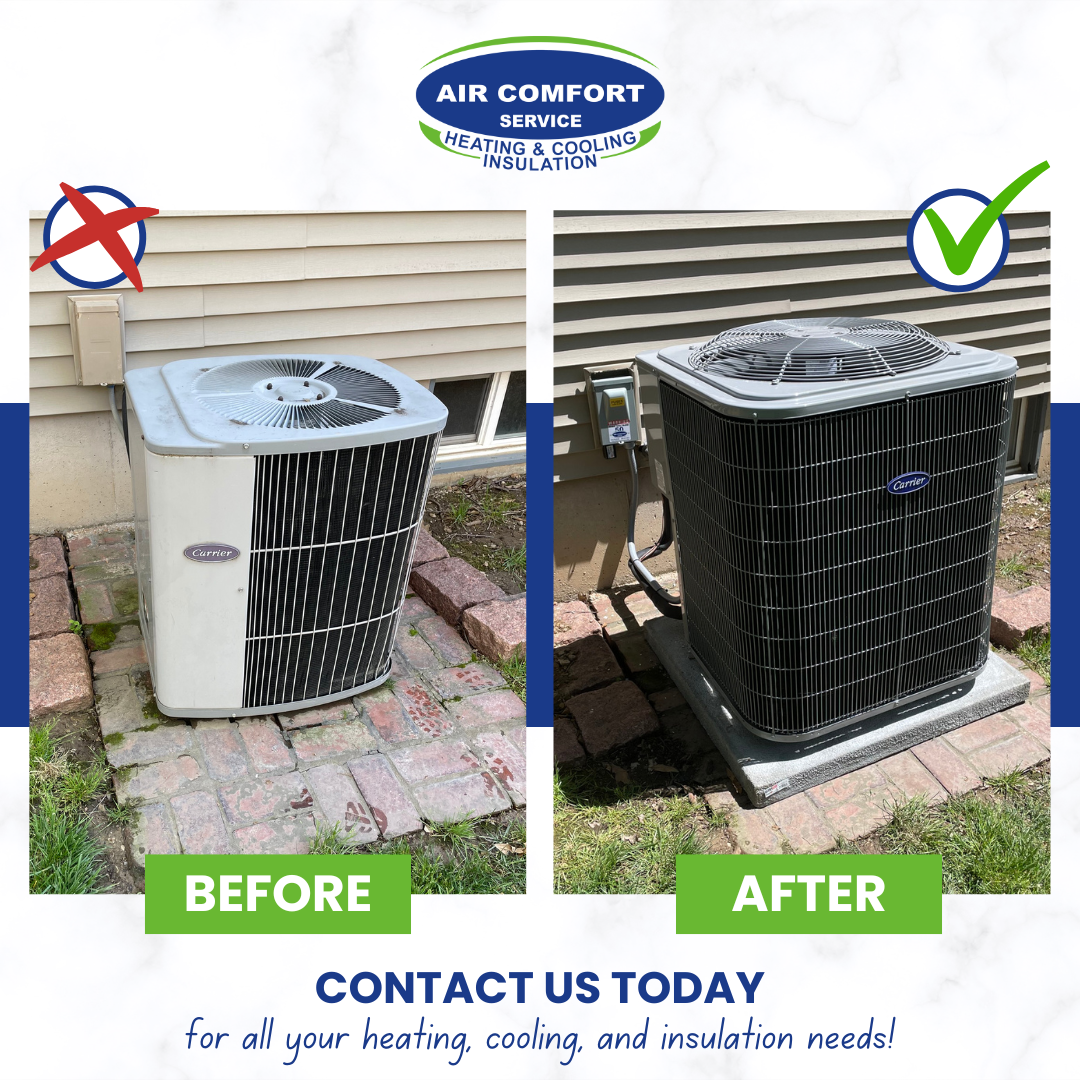 Enhance your home's comfort and energy efficiency with expert HVAC solutions from Air Comfort Service, Inc. Contact us today for all your heating, cooling, and insulation needs!
