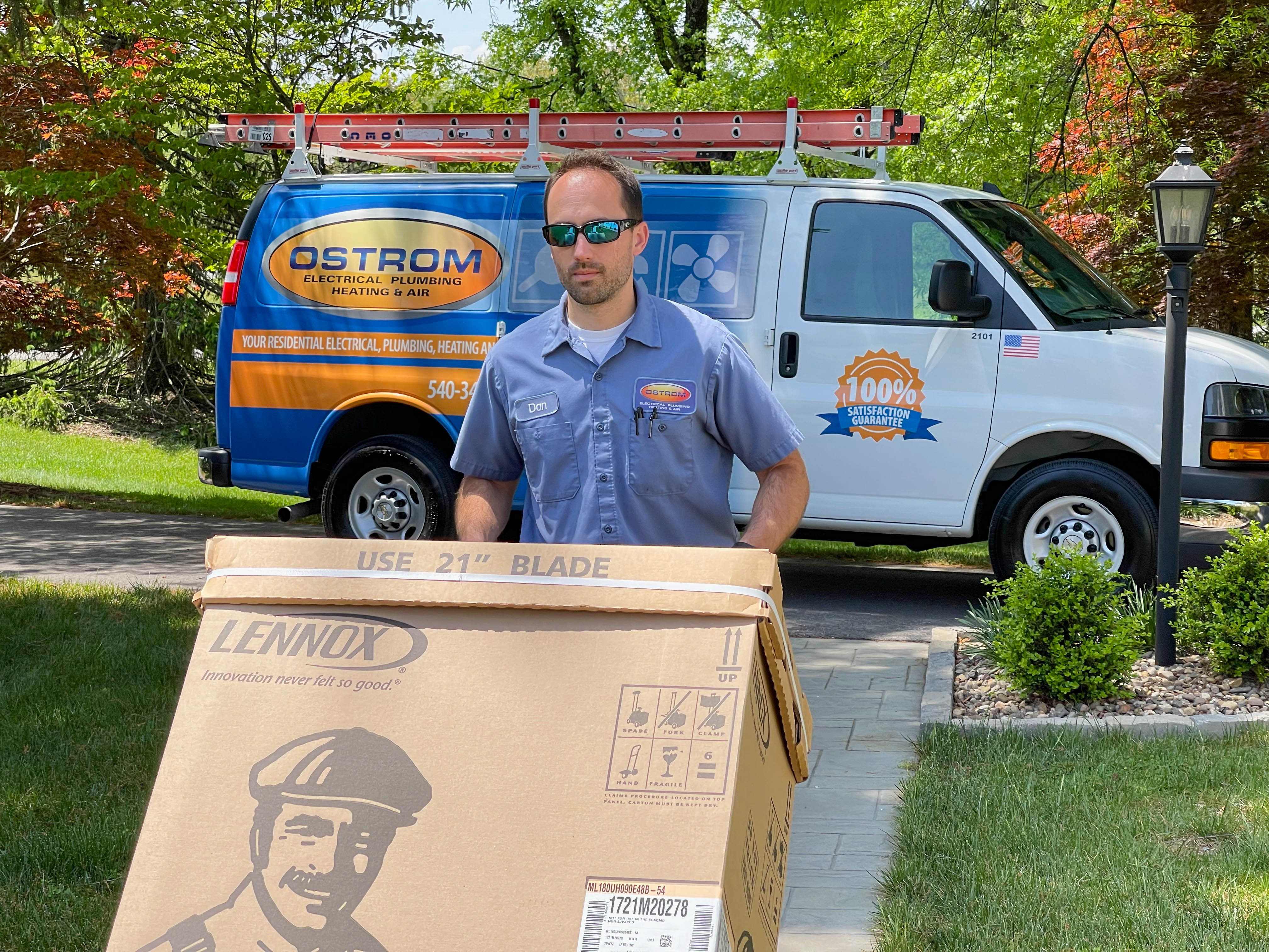 Choose Ostrom Electrical Plumbing Heating & Air Conditioning for expert HVAC services and 100% satisfaction guaranteed.