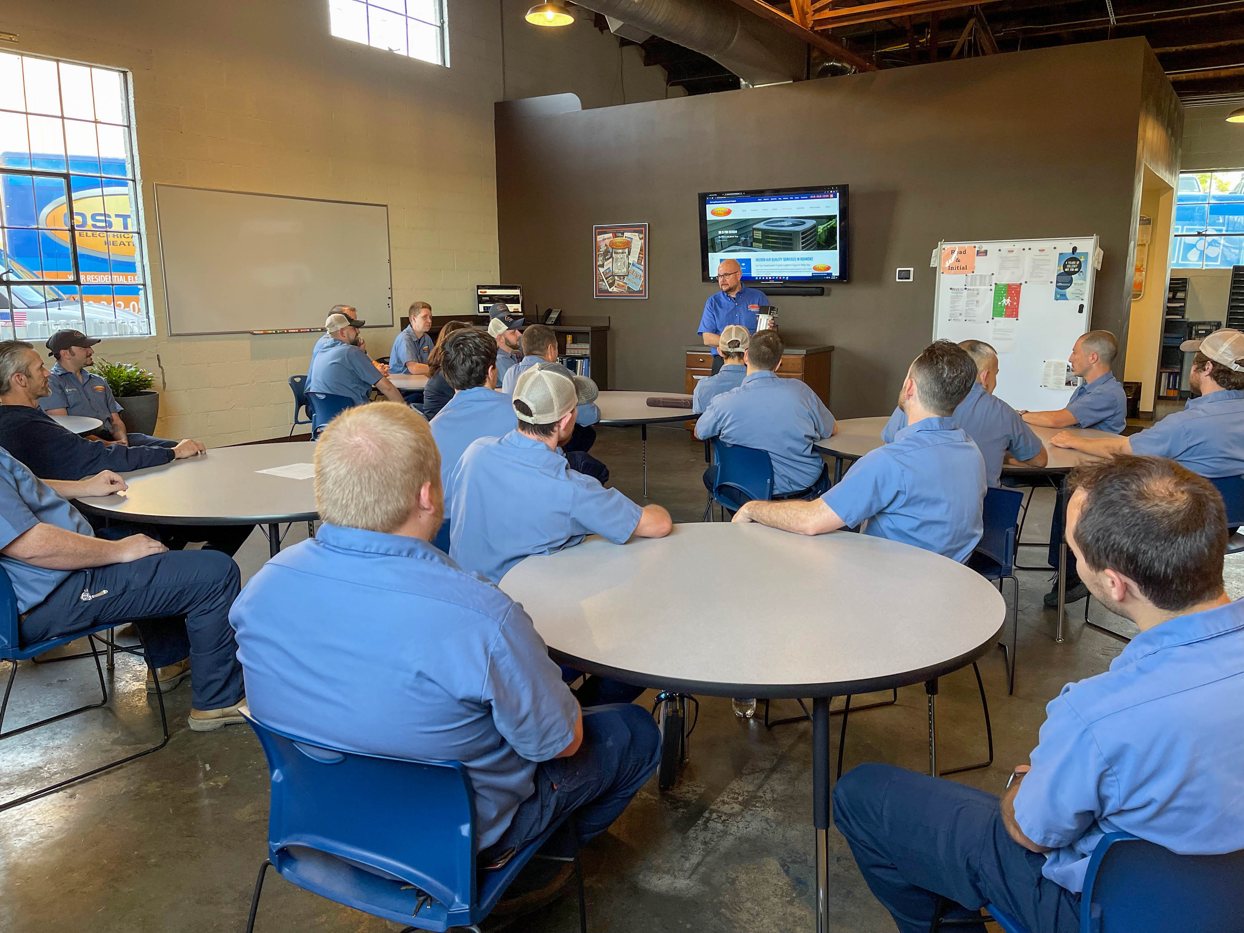 Empowering our team at Ostrom Electrical Plumbing Heating & Air Conditioning to deliver exceptional service and expertise.