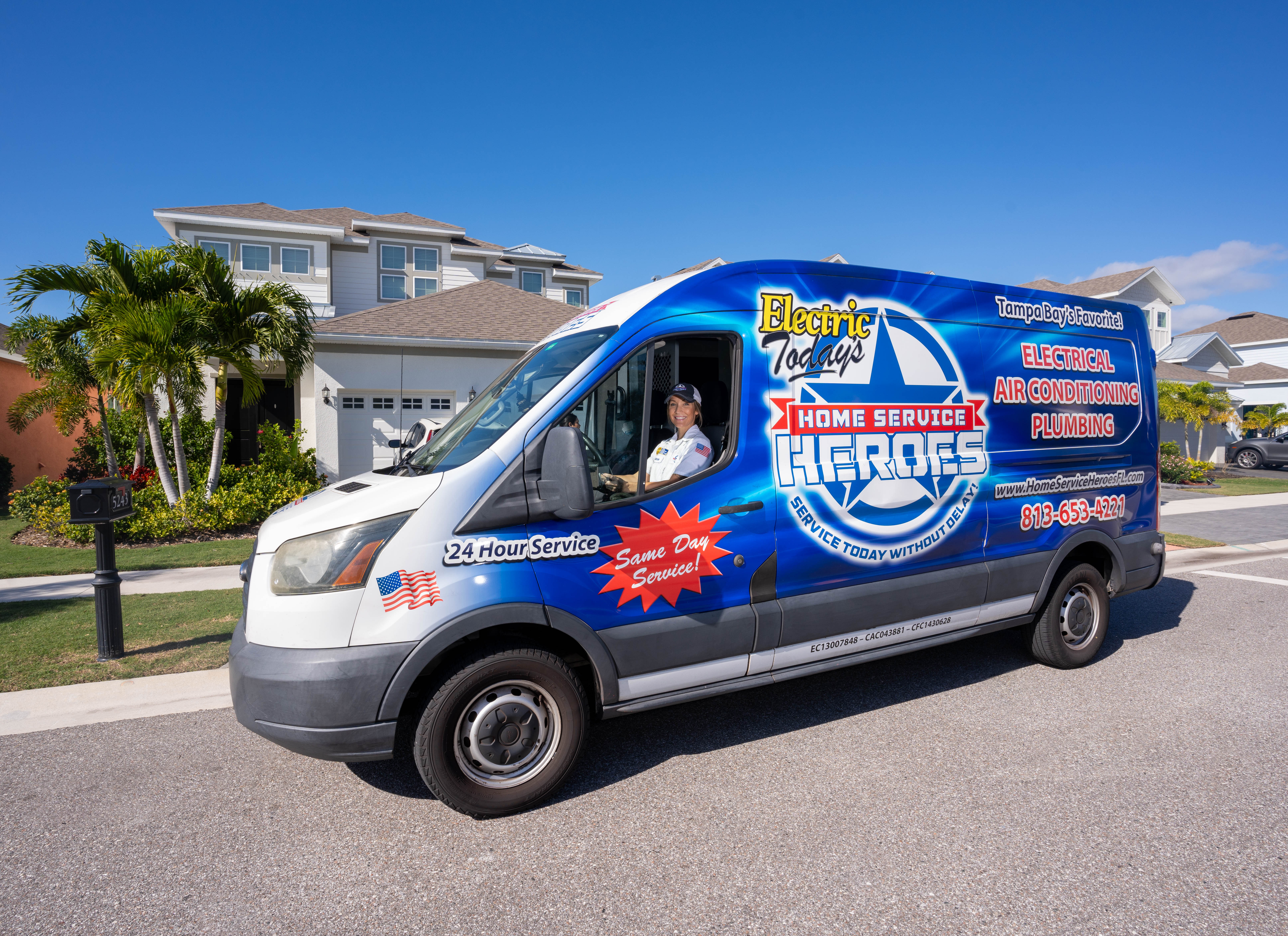 Experience reliable 24-hour service with Home Service Heroes for all your electrical, air conditioning, and plumbing needs.