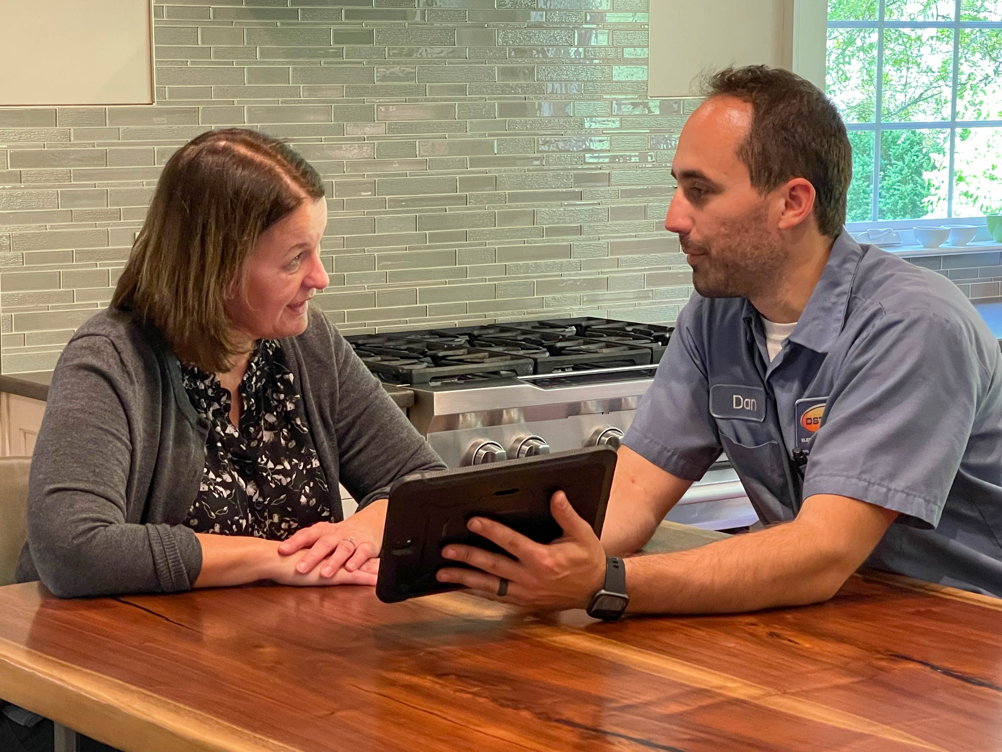 Experience unparalleled customer service with Ostrom Electrical Plumbing Heating & Air Conditioning, where professionalism meets your home's needs.