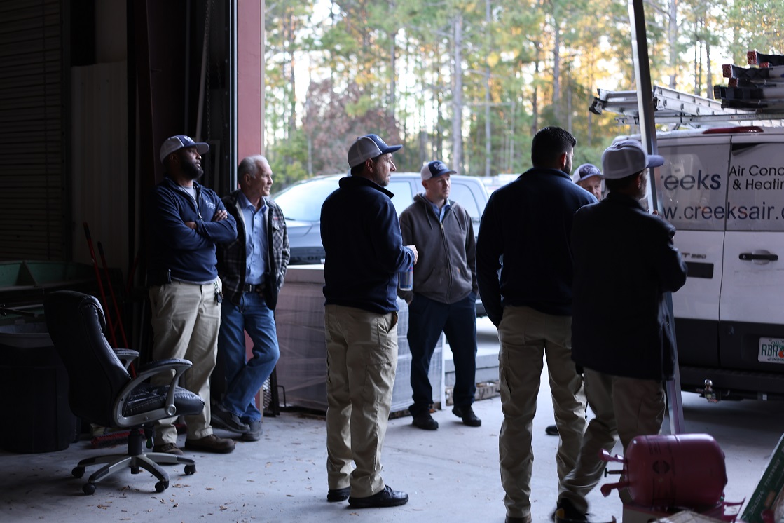 At Creeks Air Conditioning & Heating, our team stands ready to deliver exceptional service and expertise, ensuring your comfort every season.