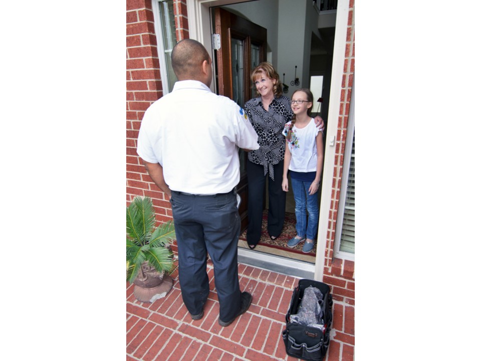 Friendly, professional service at your door, Abacus Plumbing, Air Conditioning & Electrical builds trust with every home visit.