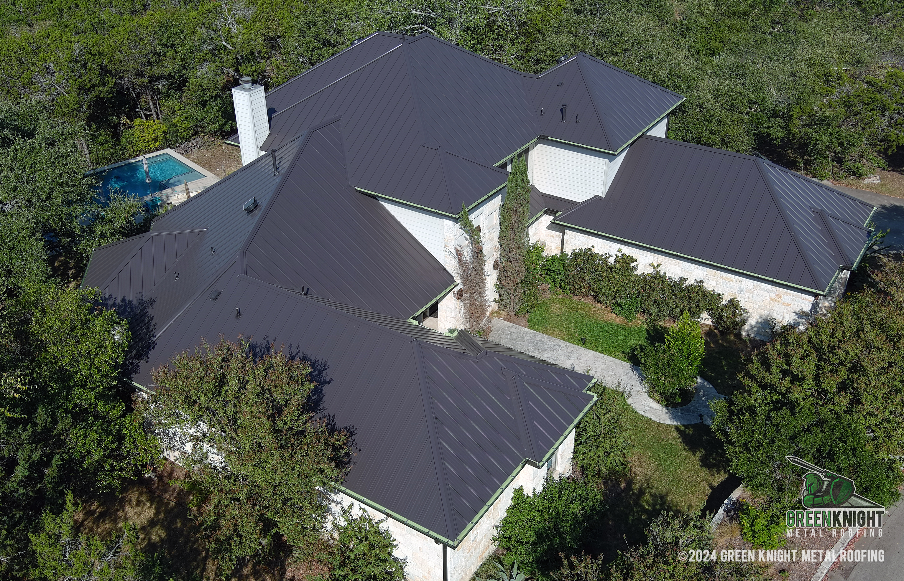 Experience unparalleled durability and elegance with Green Knight® Metal Roofing, as showcased in our expertly crafted metal roofing systems.