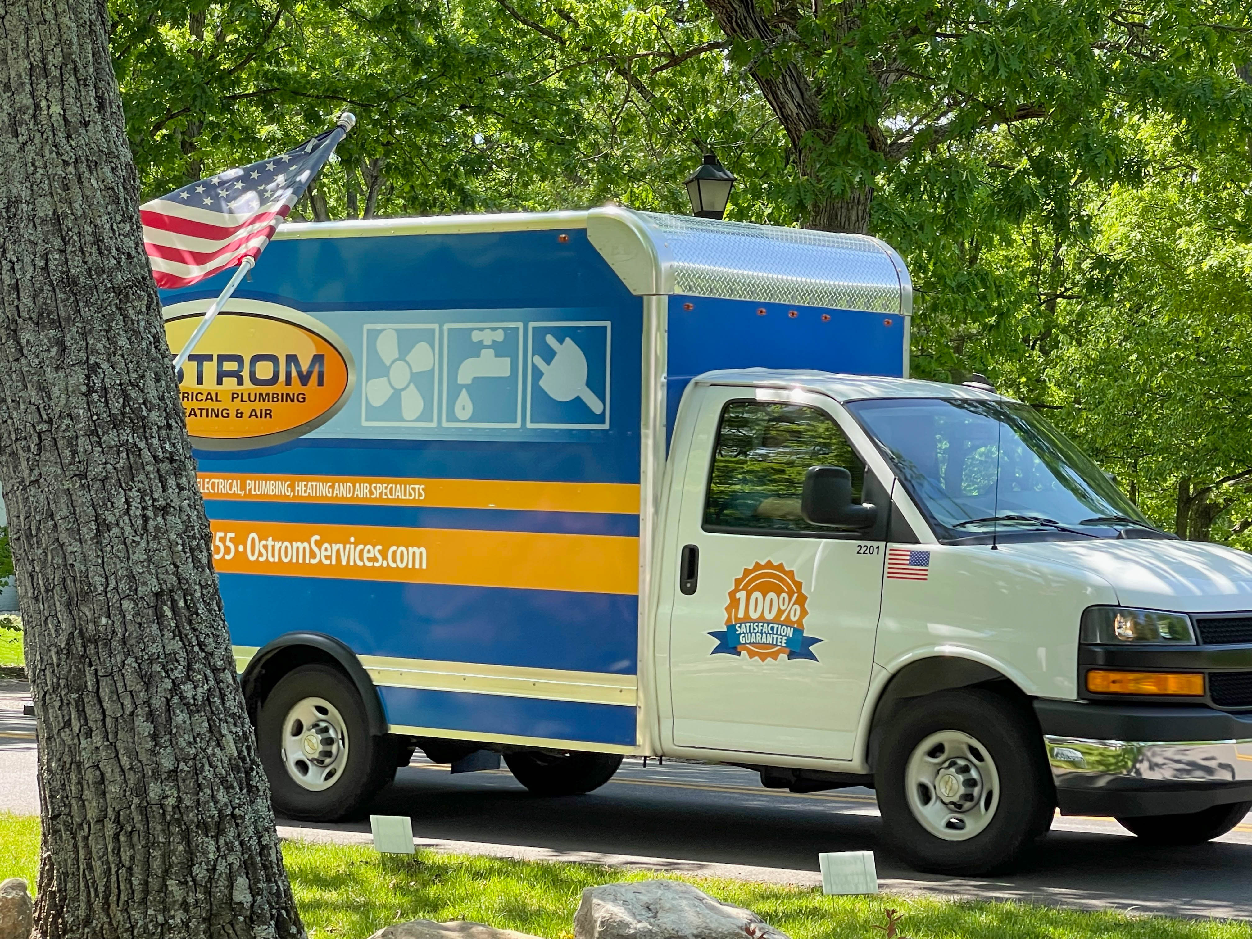 Trust Ostrom Electrical Plumbing Heating & Air Conditioning for quality service with a 100% satisfaction guarantee.