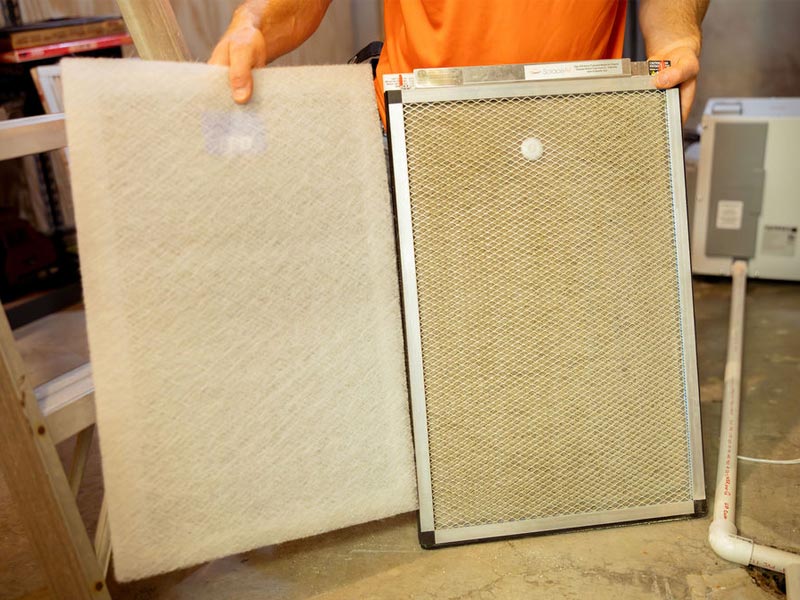 Ensuring your home's air quality with expert care from Summers Plumbing Heating & Cooling.