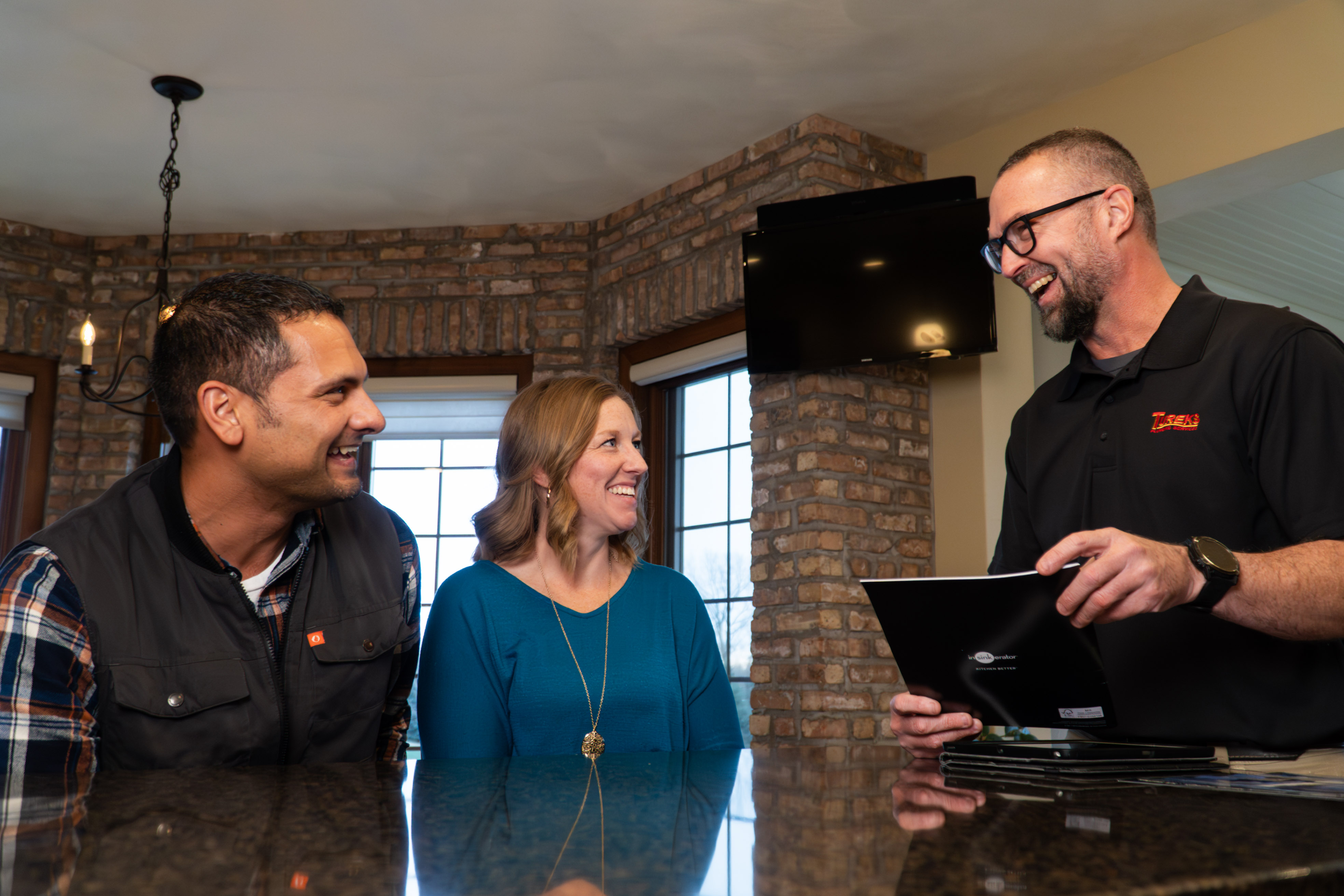 Experience excellence with Tureks Plumbing Services where customer smiles are our top priority.