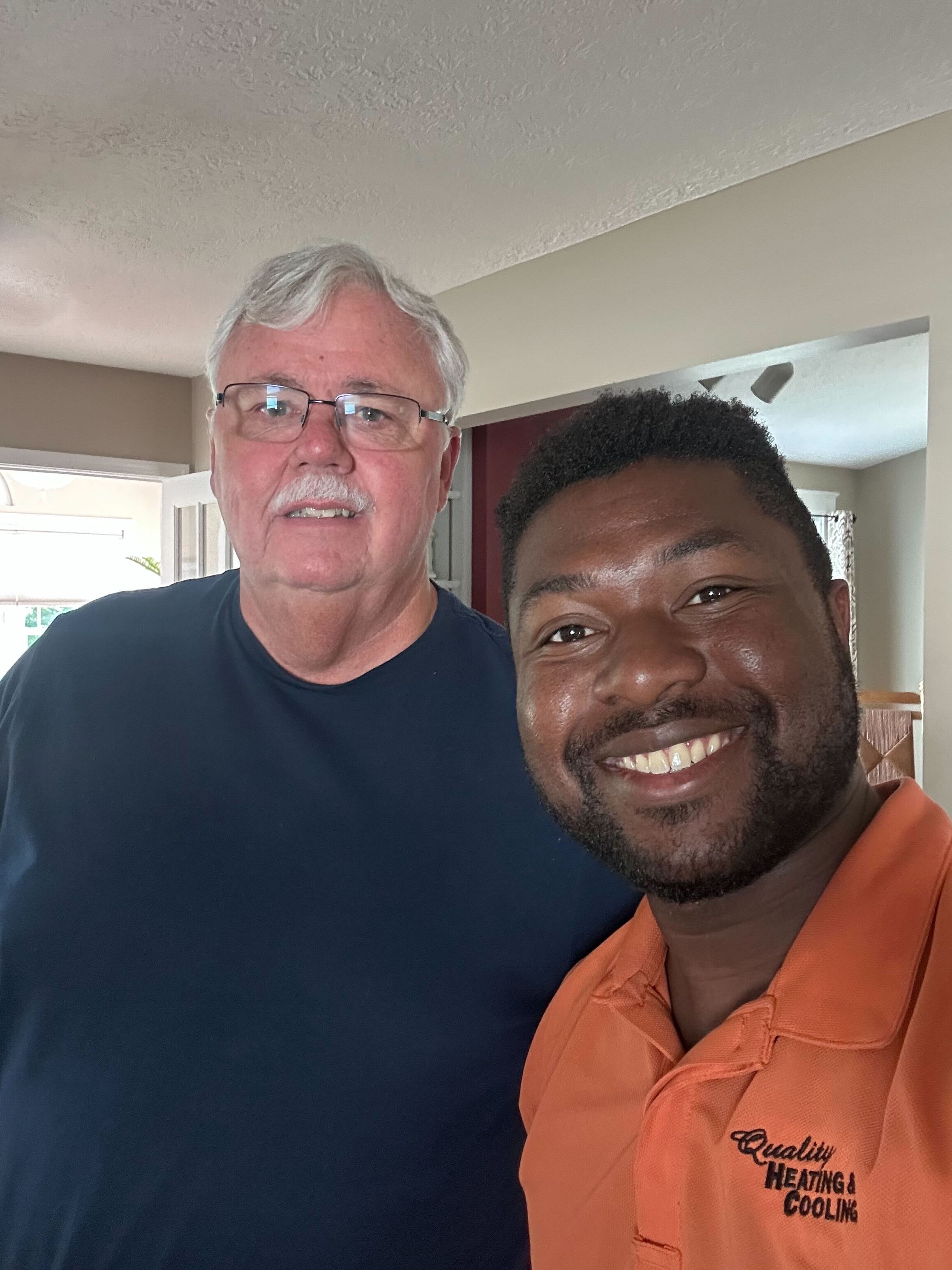 Our team at Quality Heating & Cooling is here to deliver exceptional service with a smile.