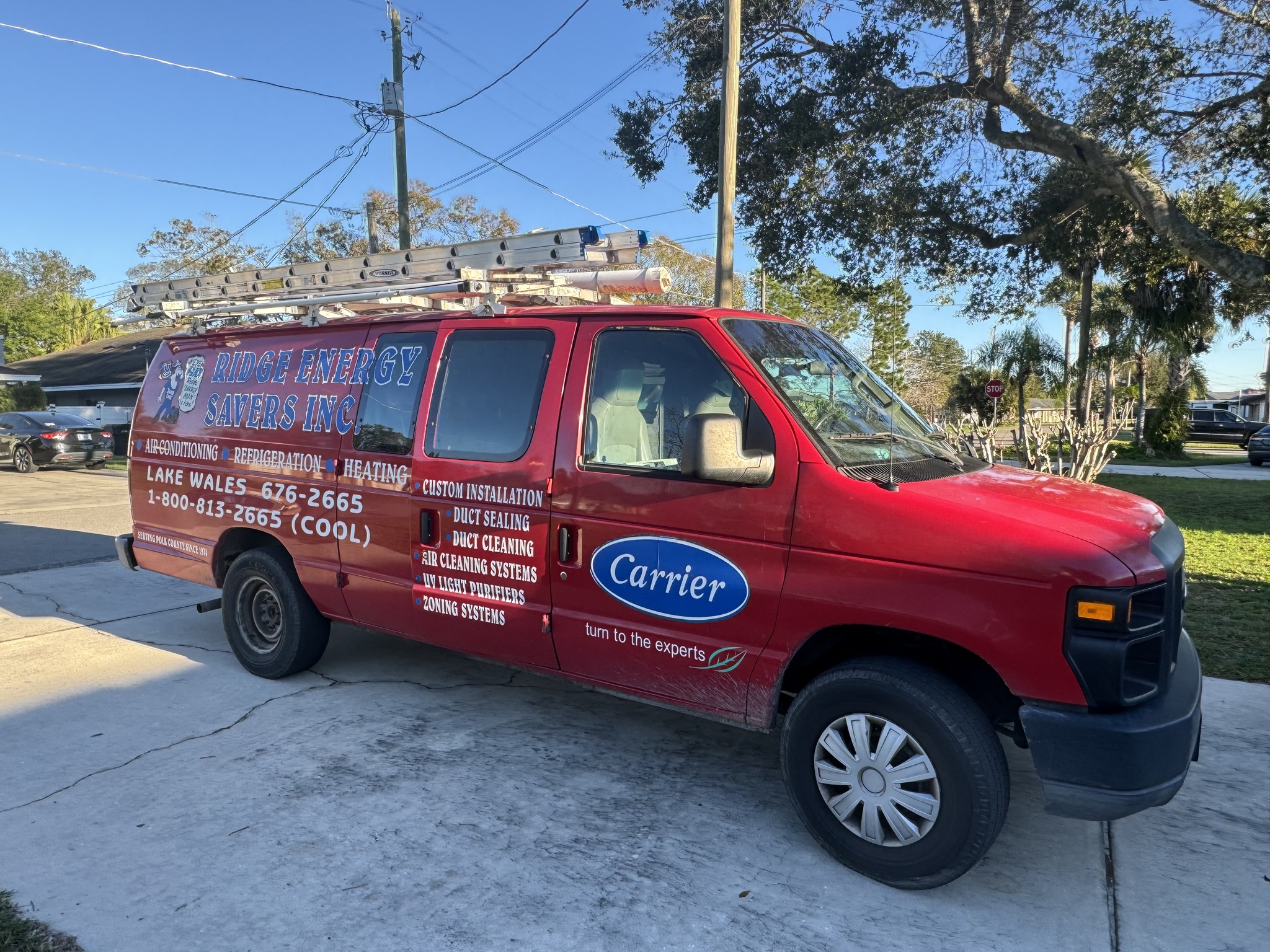 Ridge Energy Savers Inc. Heating & Air Conditioning ensures prompt and efficient service with our mobile fleet, ready to tackle all your HVAC needs.