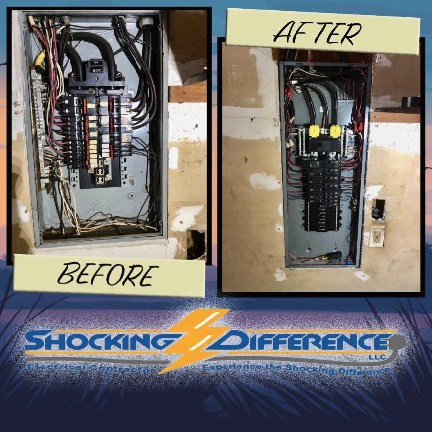 Experience the Shocking Difference in electrical upgrades and professionalism with Shocking Difference LLC.