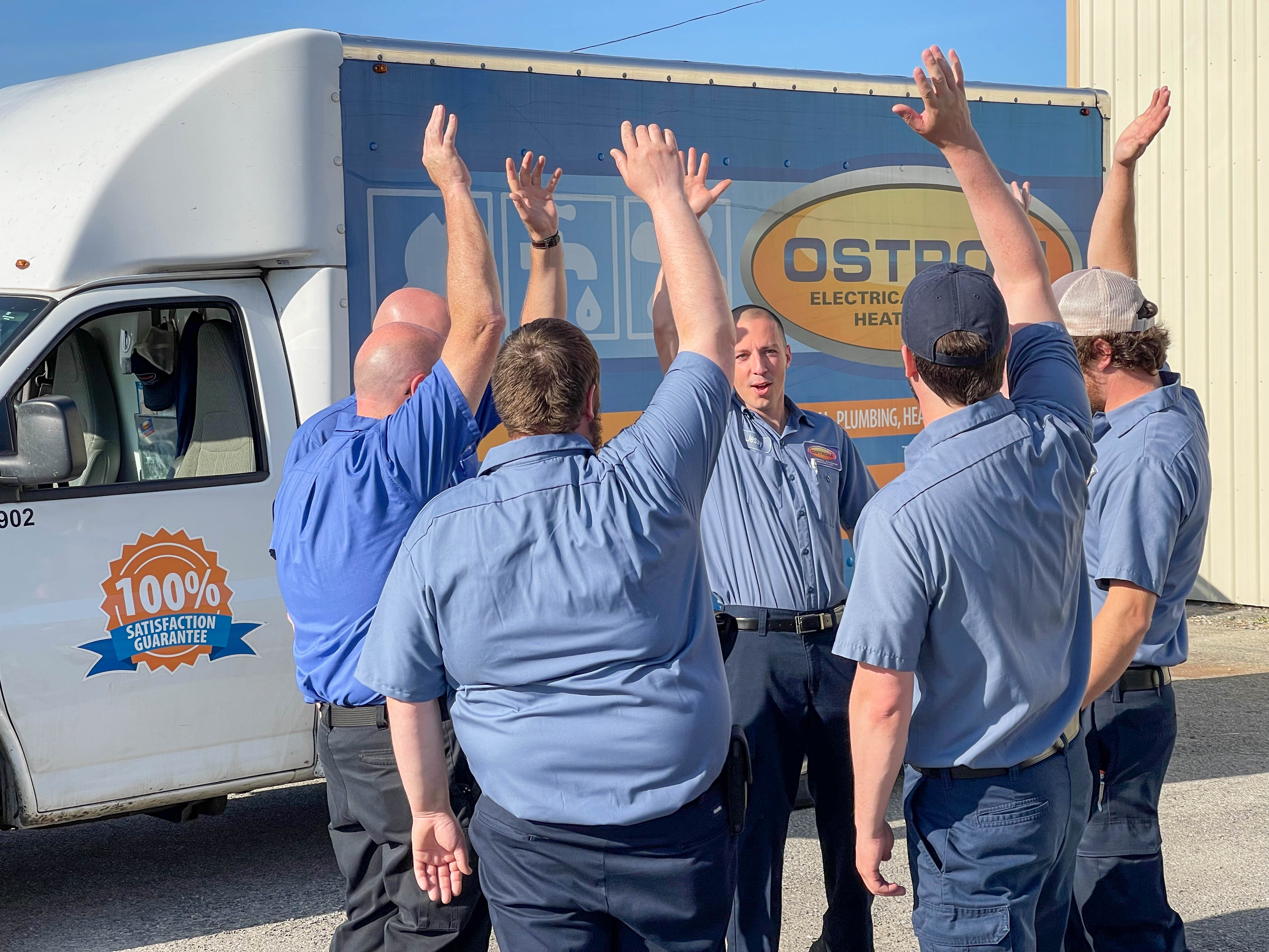Experience top-notch service with Ostrom Electrical Plumbing Heating & Air Conditioning, where professionalism meets complete satisfaction, guaranteed.