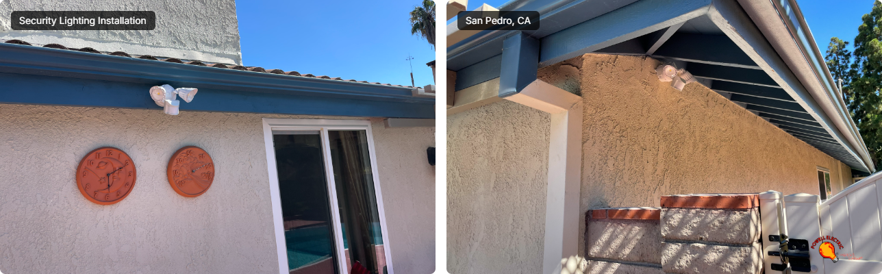 Powell Electric enhances home safety and curb appeal with discreet, professionally installed motion security lighting that protects pools and entryways.
