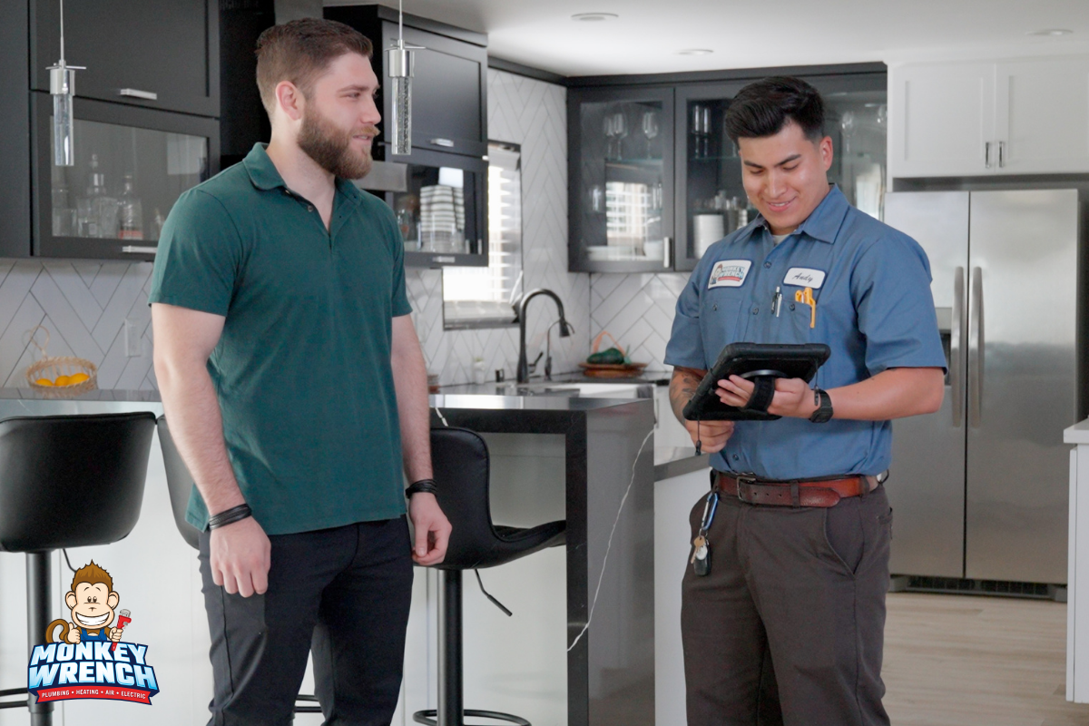 Experience exceptional service and professionalism with Monkey Wrench Plumbing, Heating, Air & Electric.