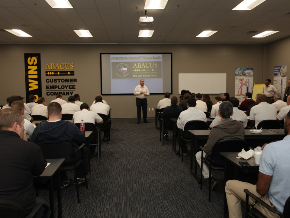 Abacus Plumbing, Air Conditioning & Electrical demonstrates commitment to consistent, professional service through focused employee training and clear standards.