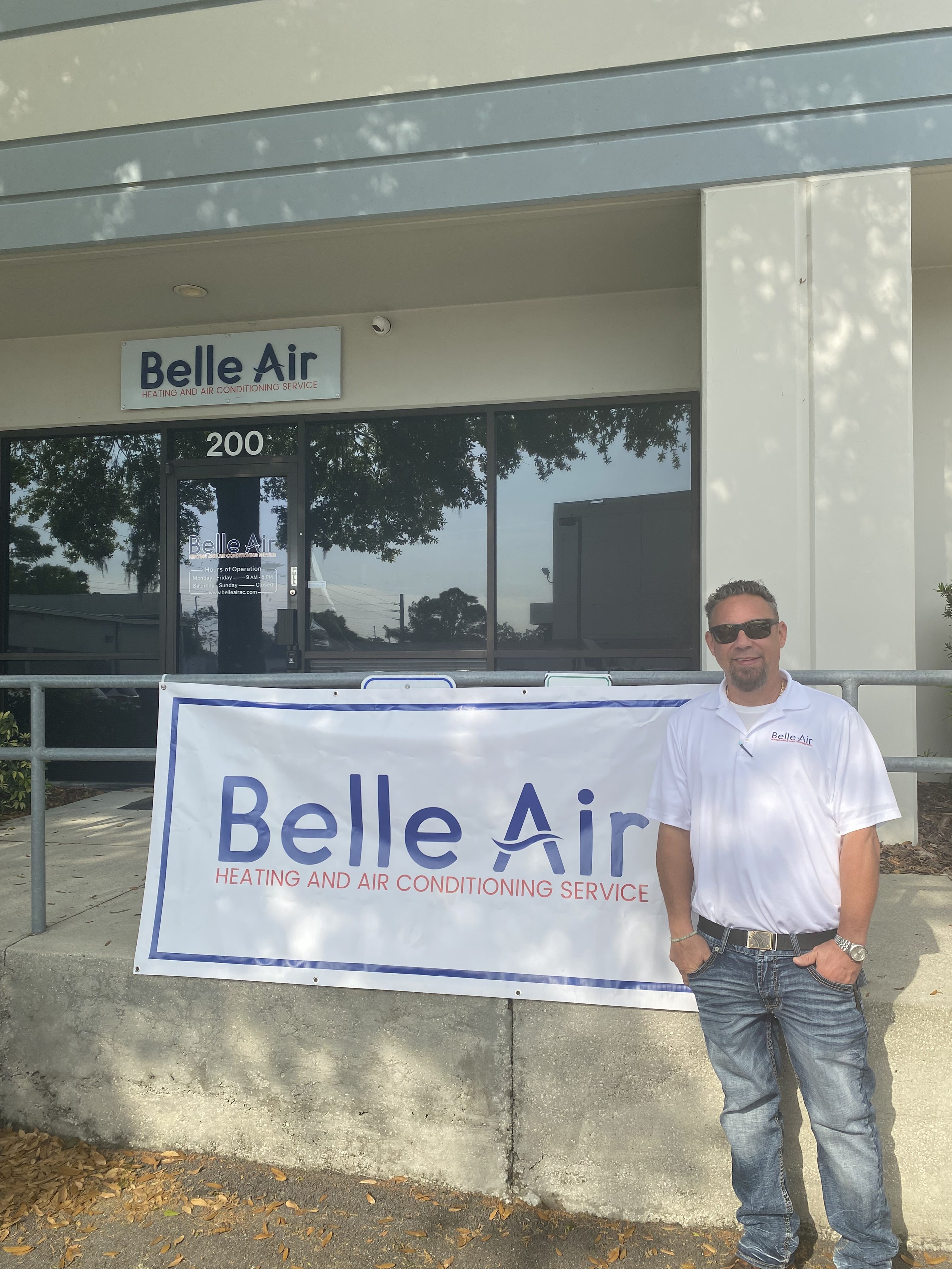 Belle Air stands ready to meet all your heating and air conditioning needs with professionalism and a smile out in the community.