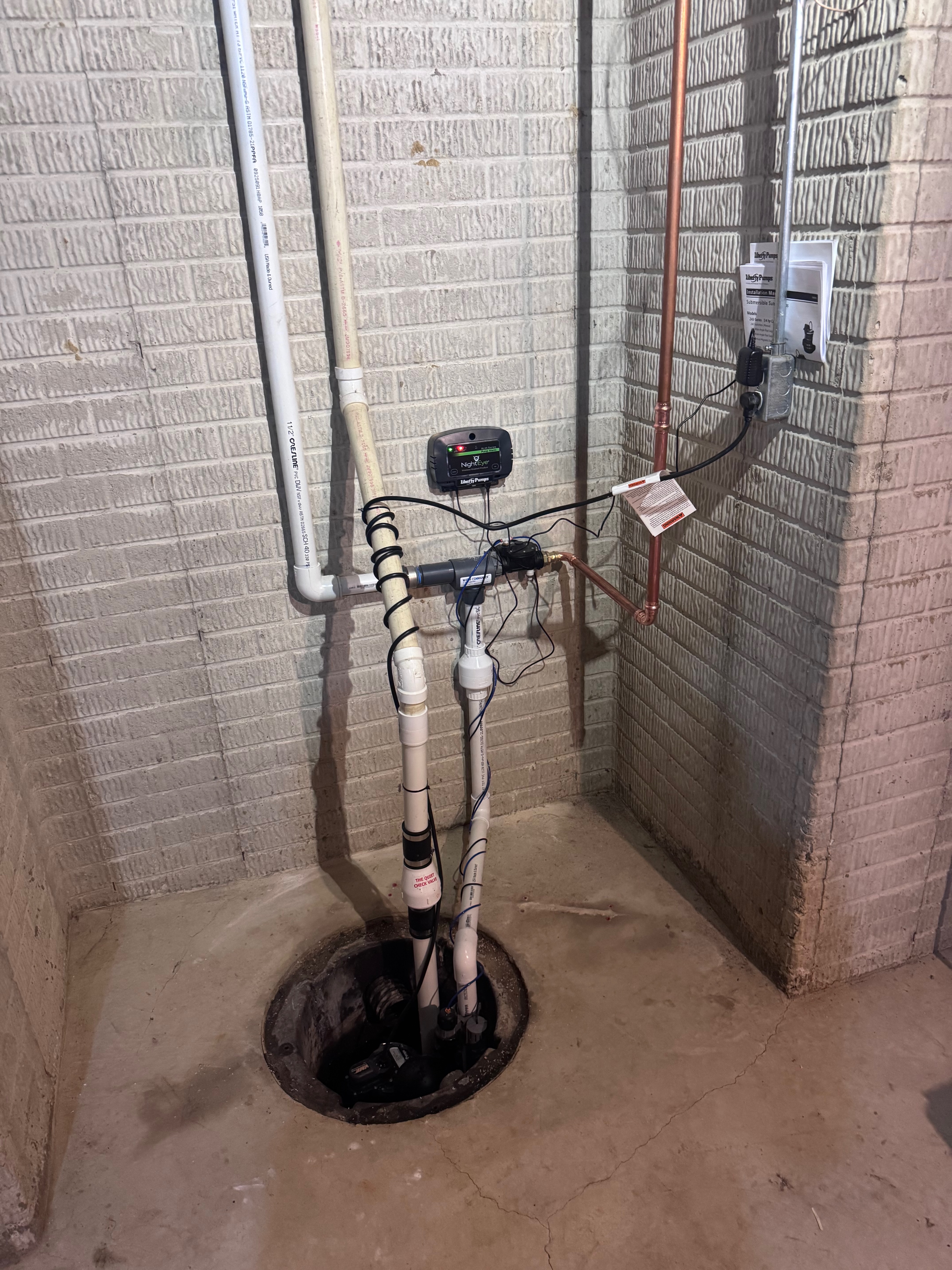 Dependable basement sump pump installation from Lanz Plumbing, Heating & Cooling, Inc. gives homeowners reliable protection and peace of mind.