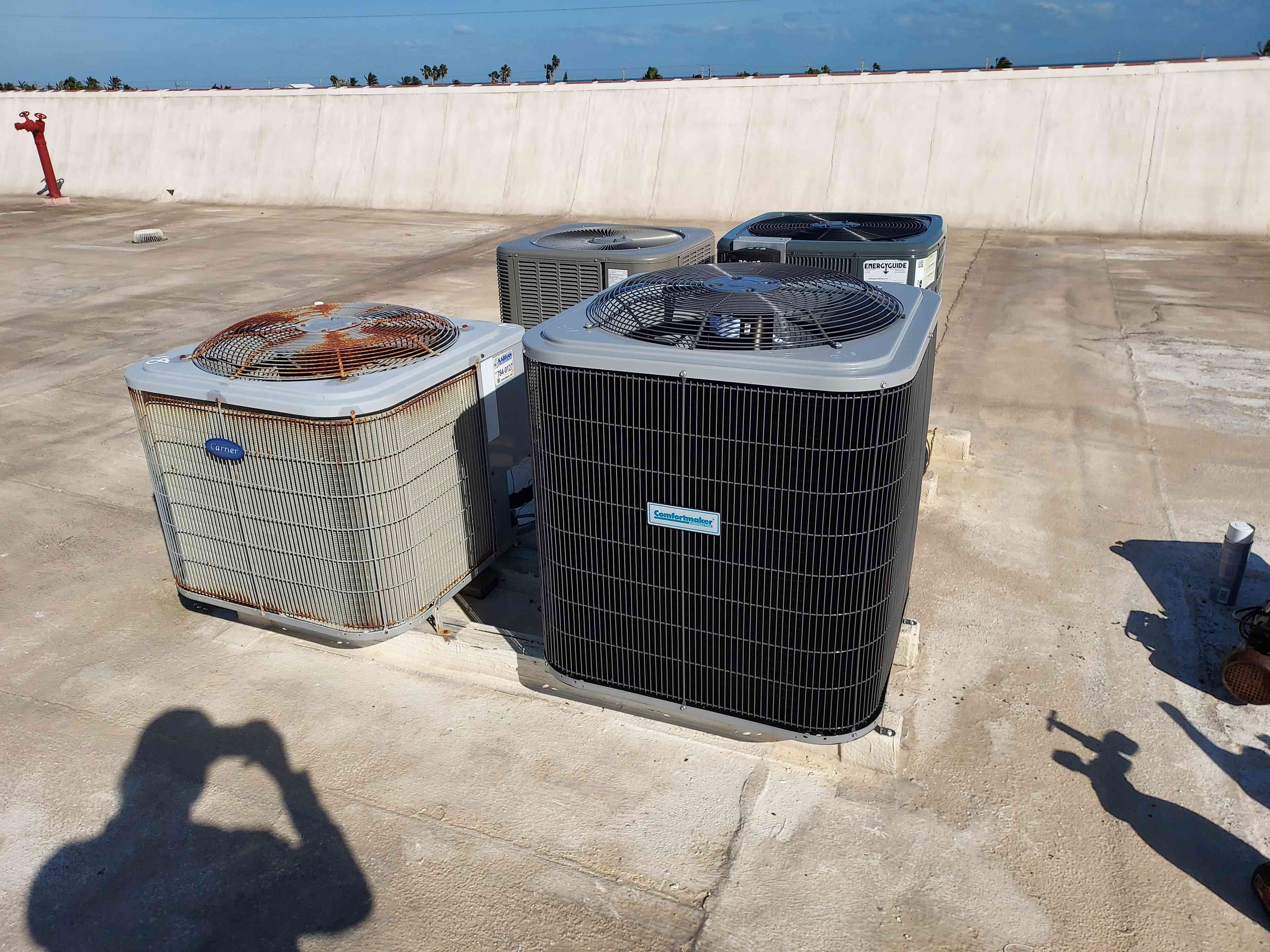 On the rooftops, Kabran Air Conditioning & Heating ensures that every unit operates smoothly, delivering comfort throughout every season.