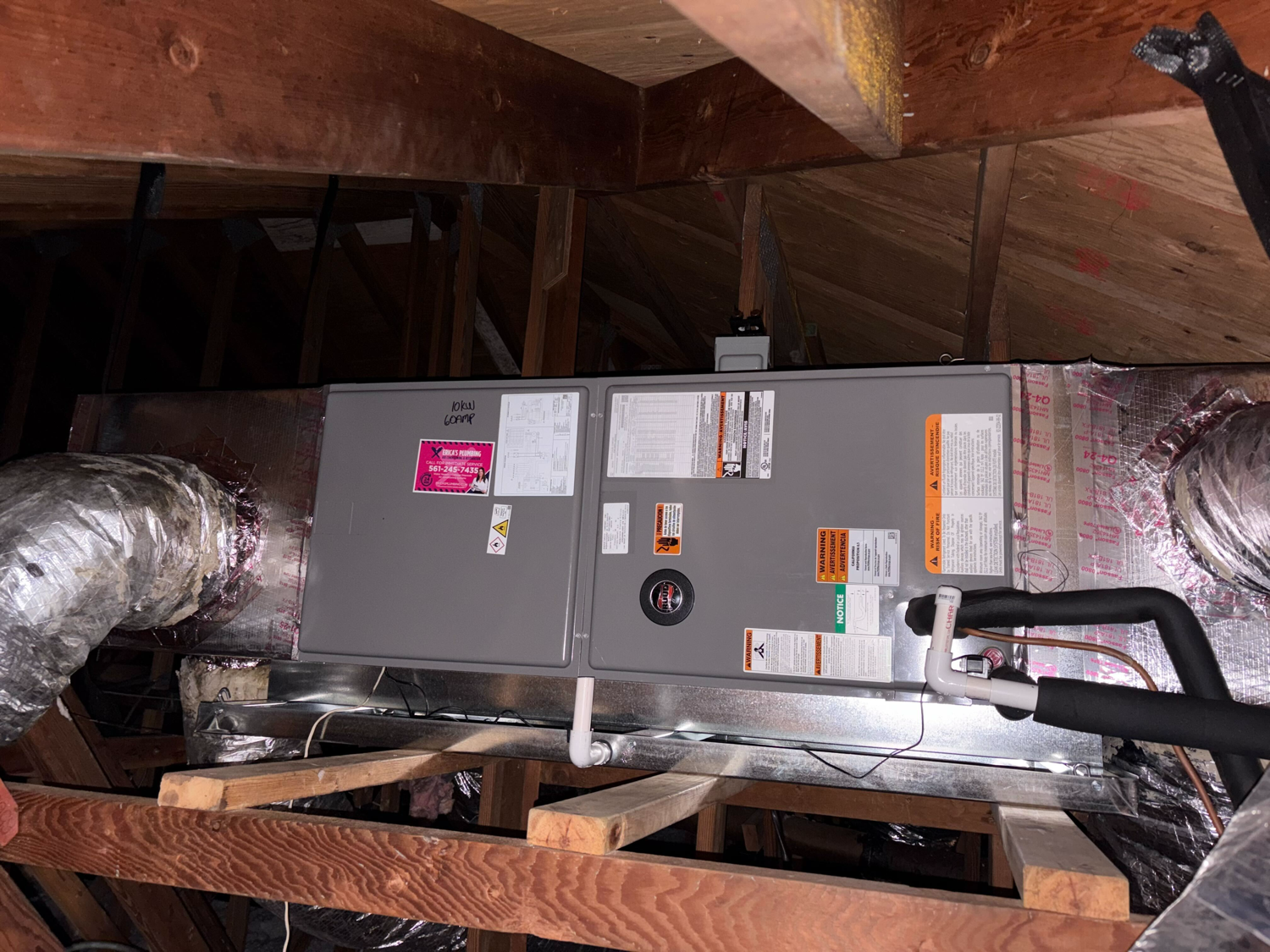 Experience top-tier HVAC solutions with Erica's Plumbing, Air Conditioning & Restoration, ensuring your comfort and peace of mind.