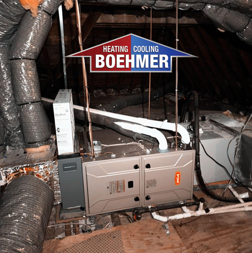 Experience top-notch HVAC services with Boehmer Heating & Cooling, where quality and professionalism meet your indoor comfort needs.