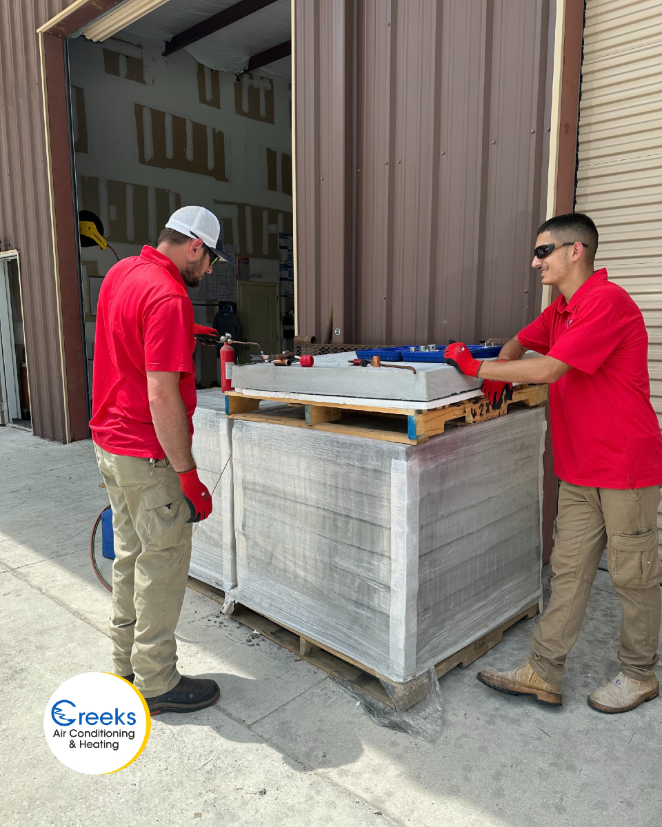 Experience top-notch service with Creeks Air Conditioning & Heating, where professionalism and quality work meet your HVAC needs.