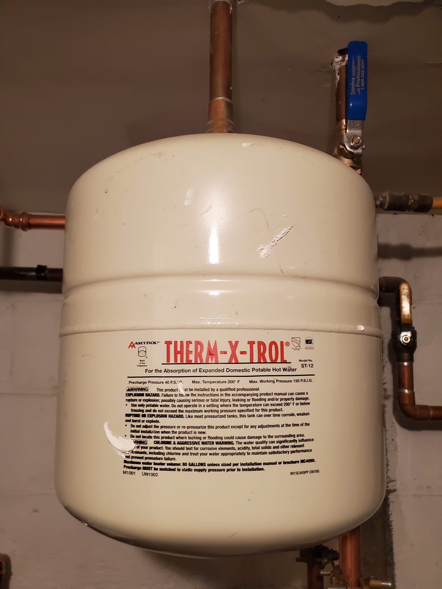 Choose Service Professionals for top-tier installation of Therm-X-Trol systems, ensuring your water management is both efficient and reliable.