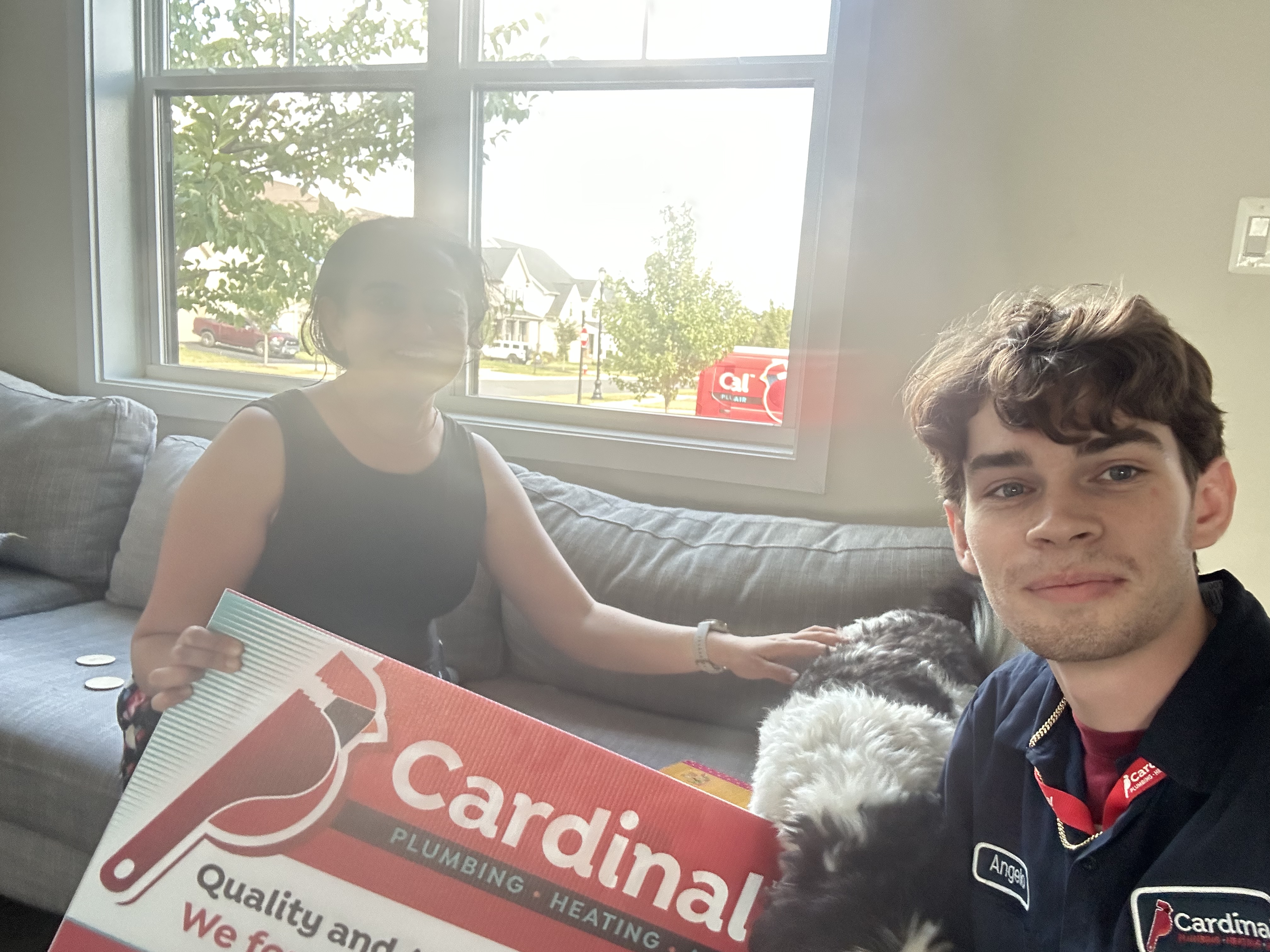 A friendly in-home visit from Cardinal Plumbing Heating & Air Inc shows real care and dependable service that customers trust.