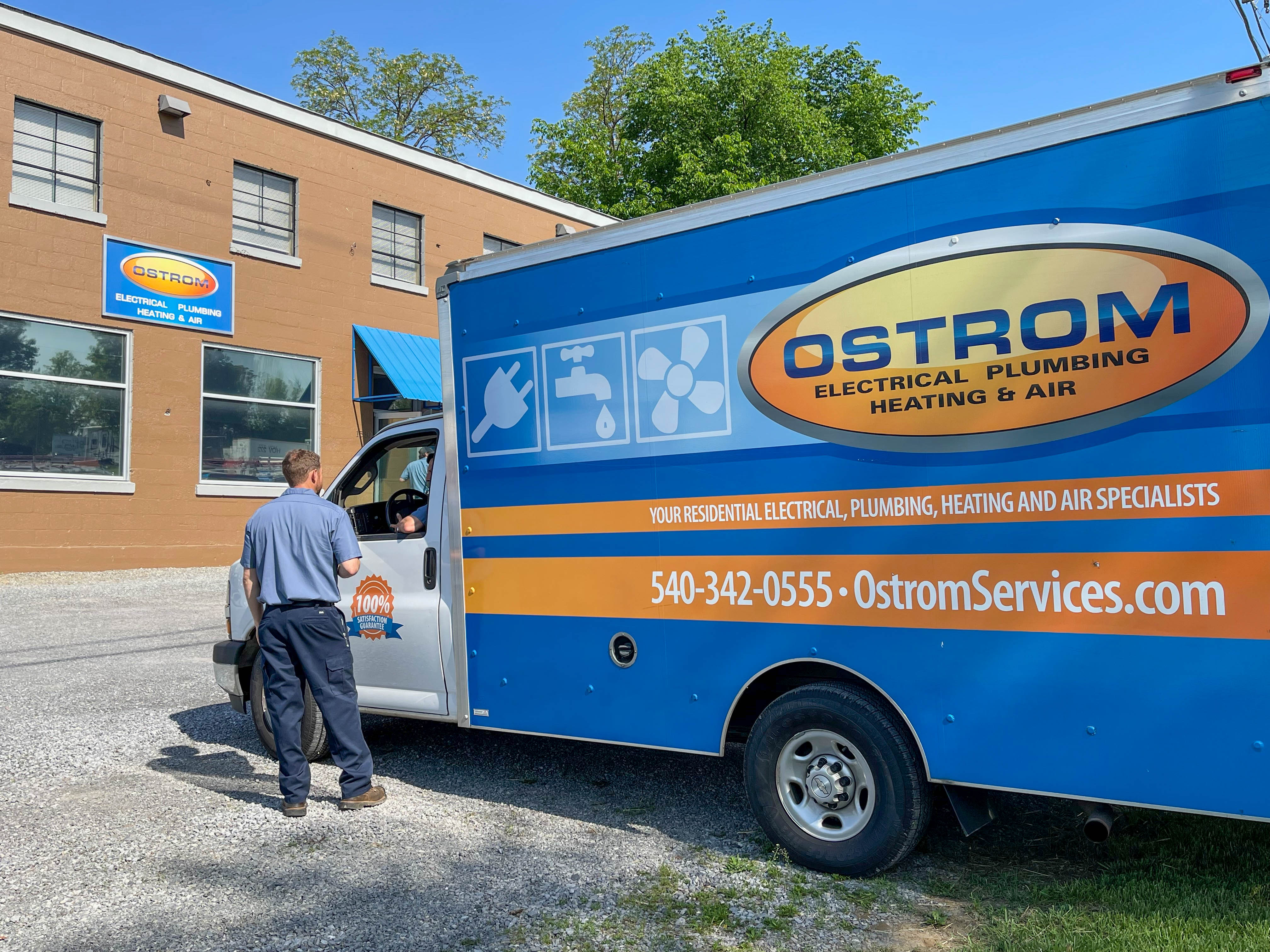 Ostrom Electrical Plumbing Heating & Air Conditioning: Your trusted specialists in residential services, committed to quality and professionalism. Call 540-342-0555 for expert support!