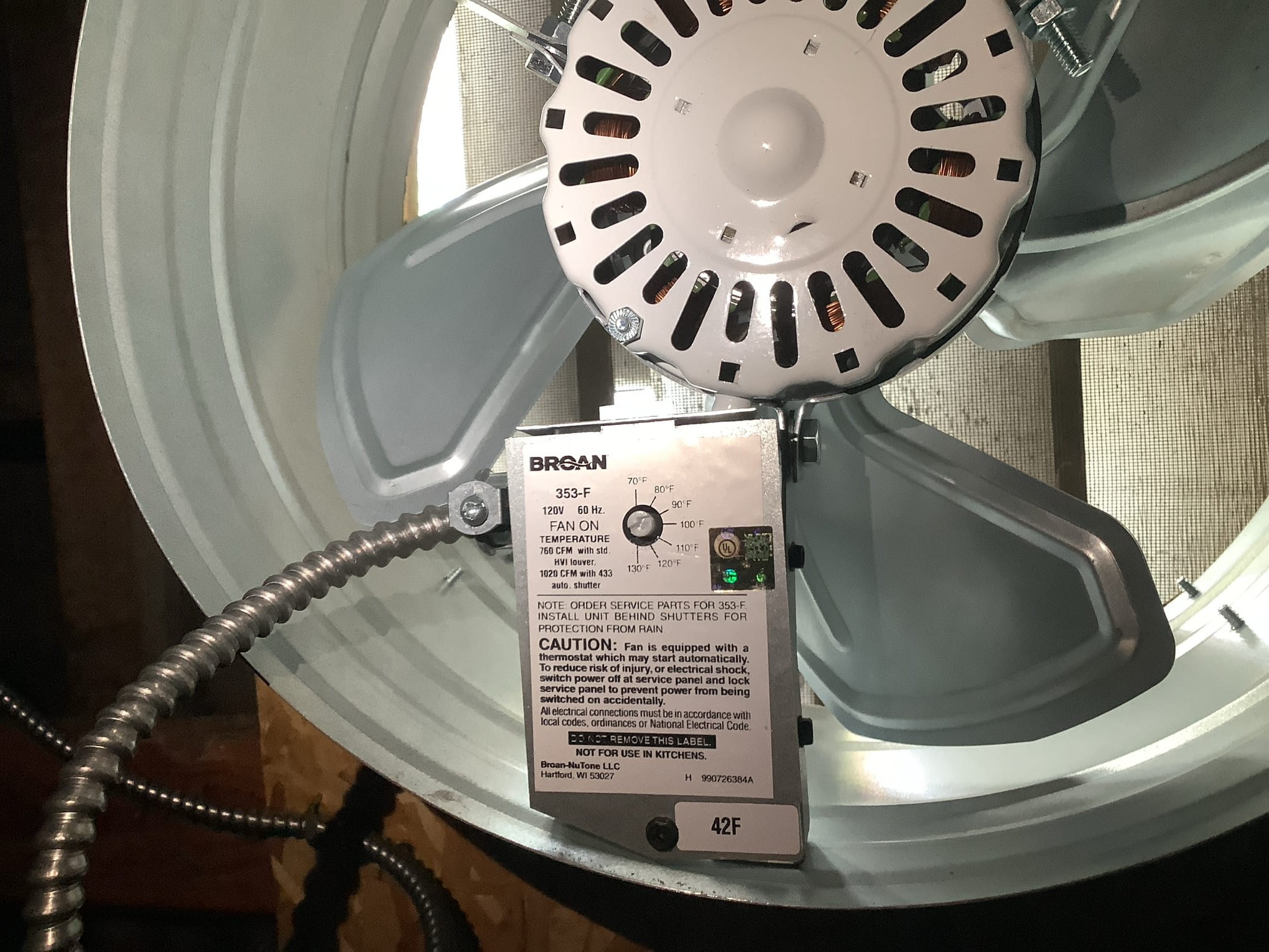 Powell Electric demonstrates careful installation and reliable ventilation components, highlighting clean workmanship and long-term performance.