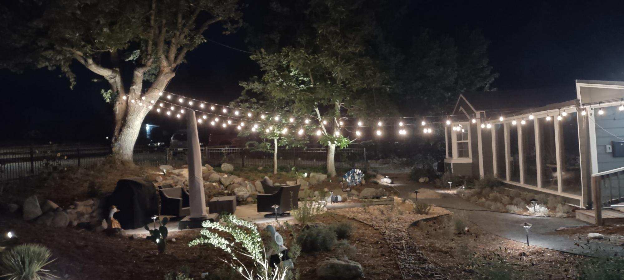 Next Level Pros: Illuminate your evenings with expertly installed outdoor lighting, creating warmth and sophistication.