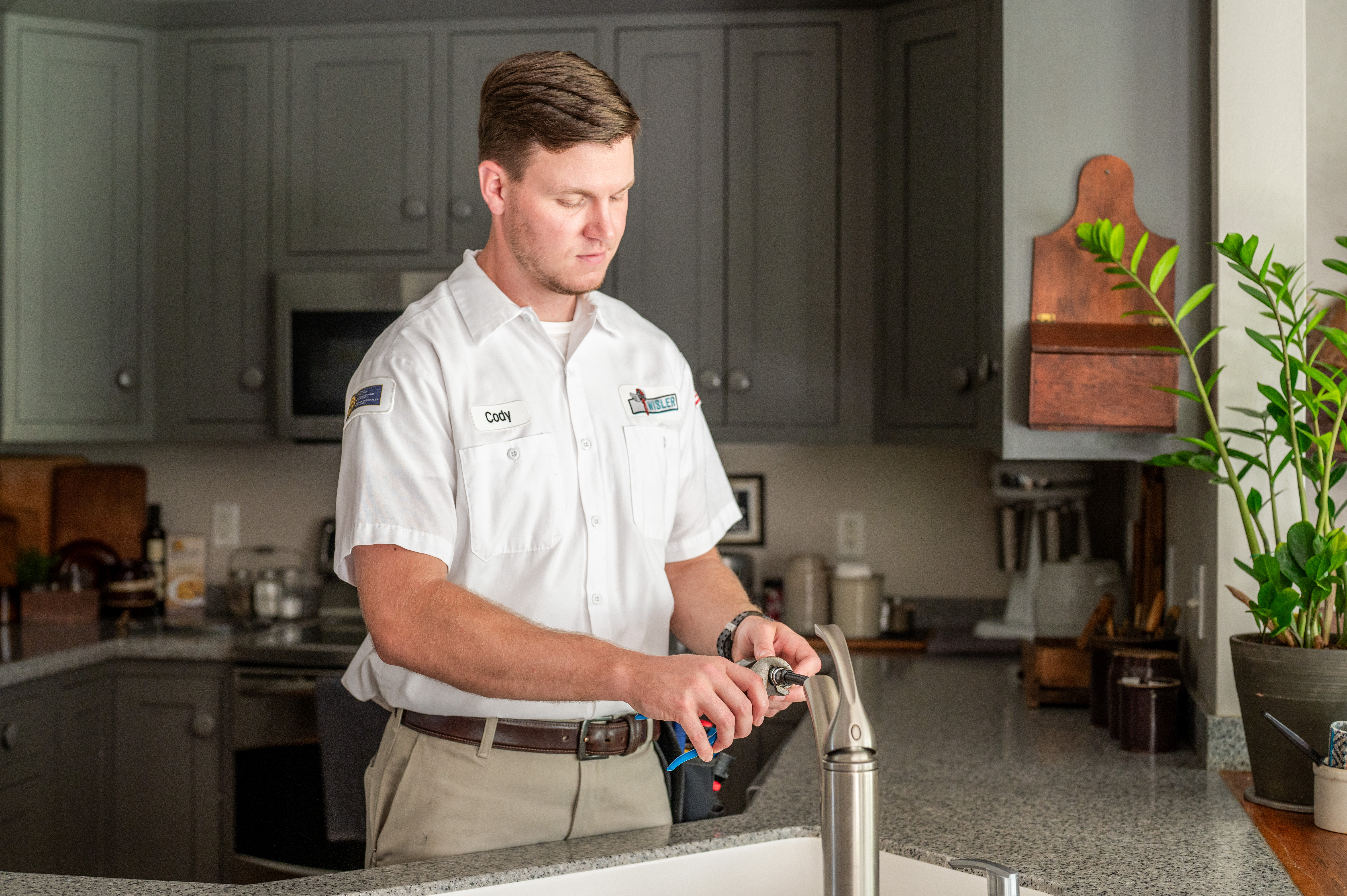 Experience professional plumbing services with Wisler Plumbing - committed to quality and customer satisfaction.