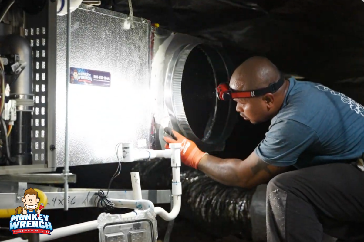Expert HVAC services by Monkey Wrench ensure your system runs smoothly and efficiently.