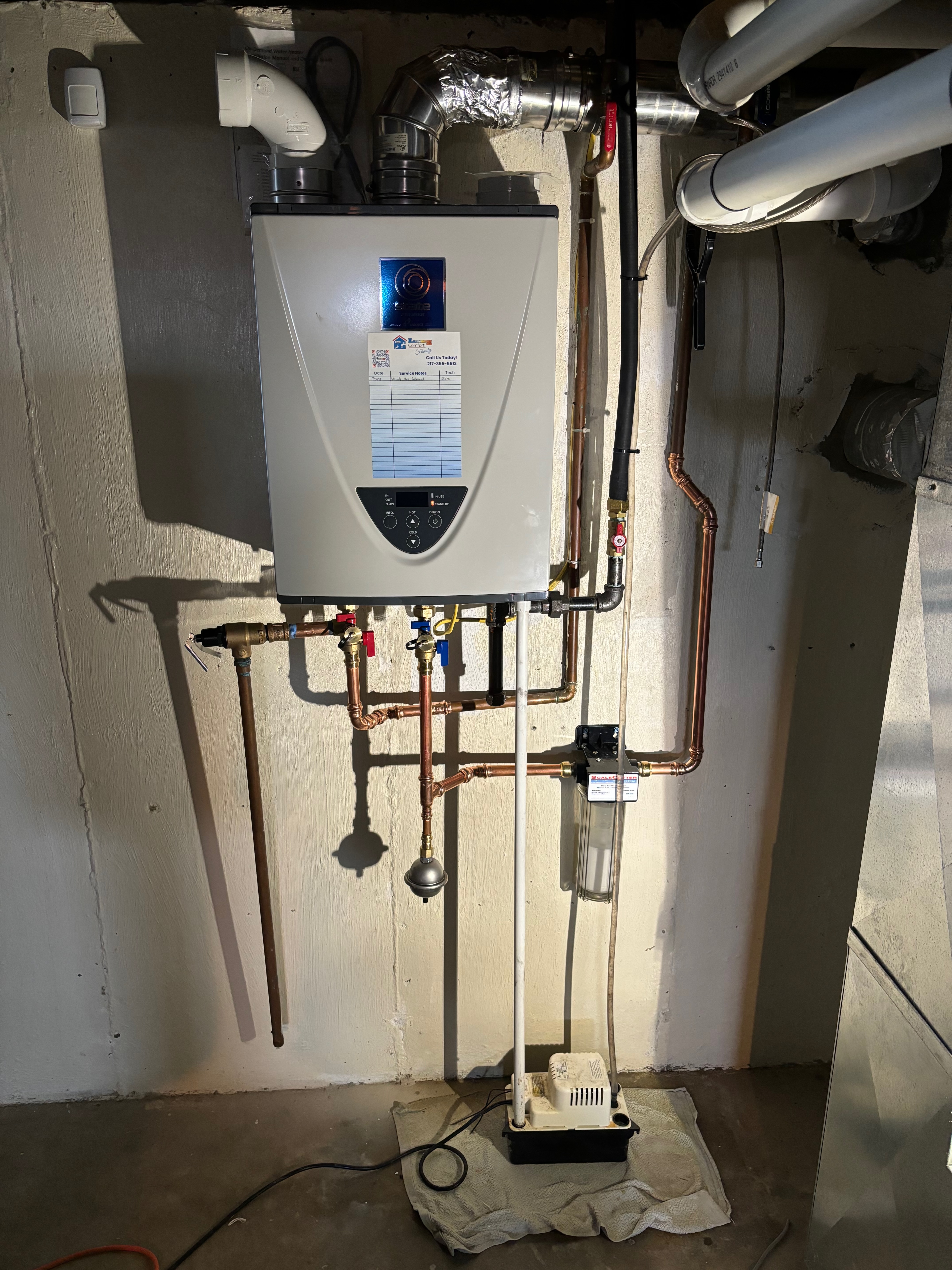 Expert water heater installations by Lanz Plumbing, Heating & Cooling, Inc., ensuring quality and professionalism.
