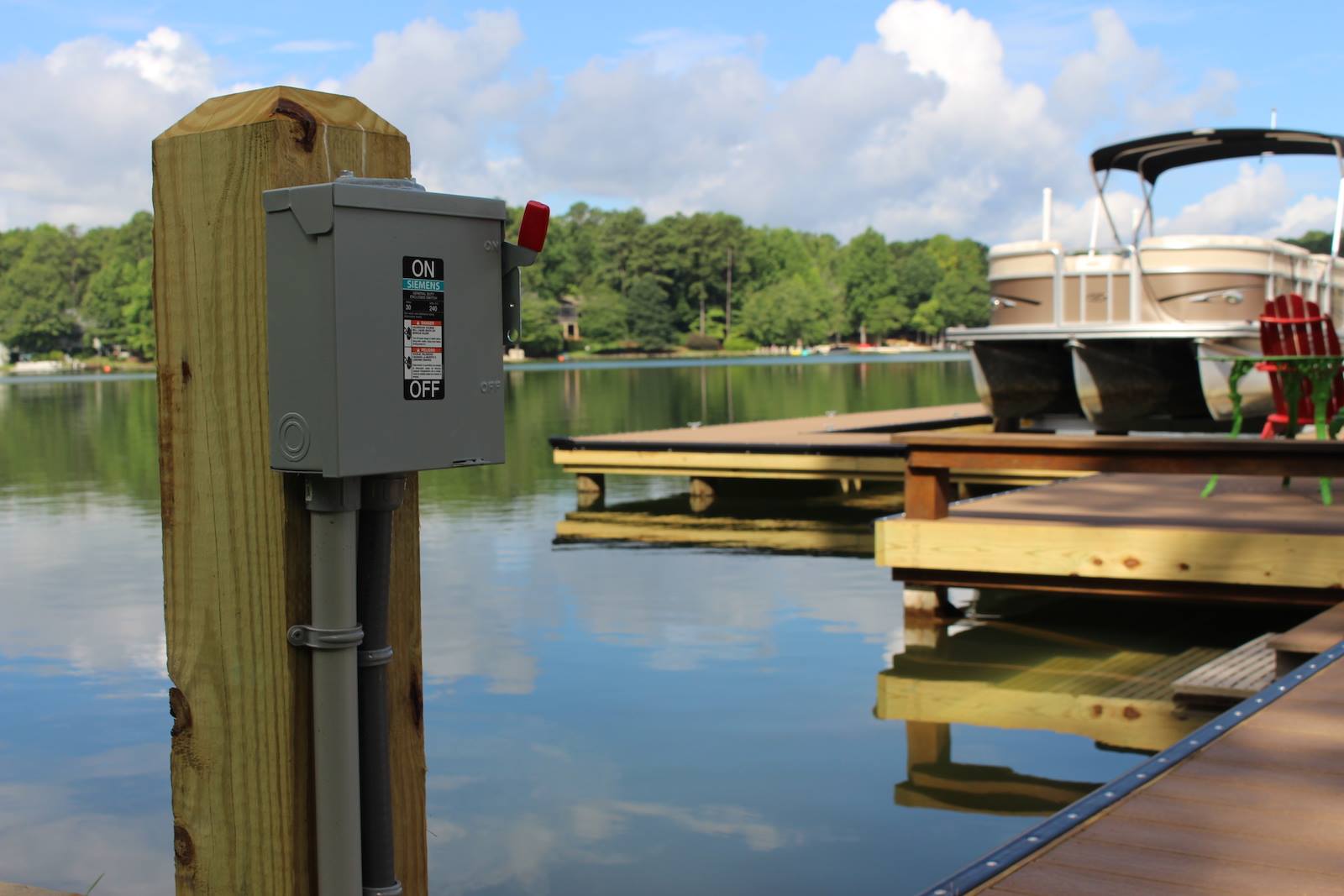 Reliable waterfront electrical work keeps your dock safe and functional, trust C&T Electric LLC for expert outdoor installations.