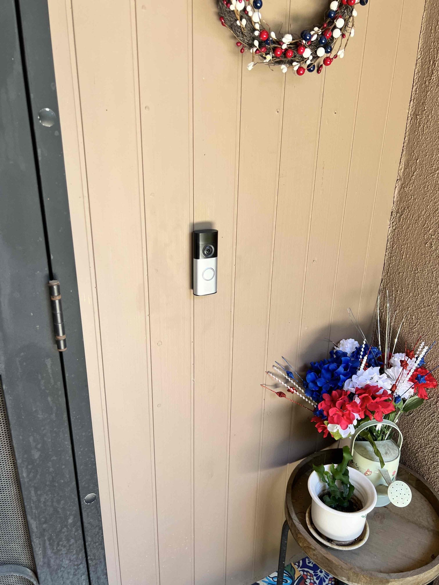 Powell Electric installed a sleek video doorbell that enhances home safety and curb appeal while maintaining a clean, professional look.