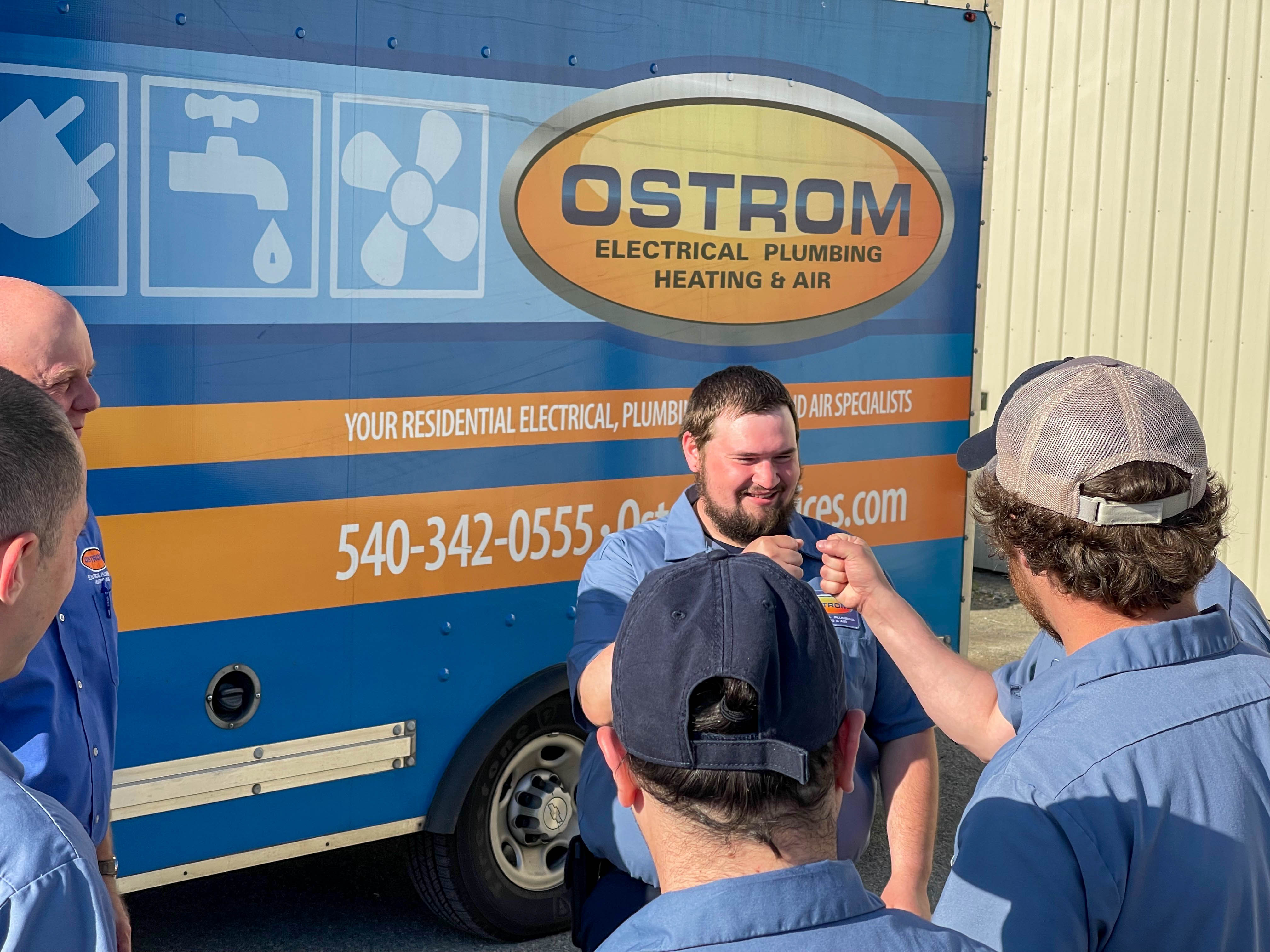 Experience top-notch service with the friendly and professional team at Ostrom Electrical Plumbing Heating & Air Conditioning.