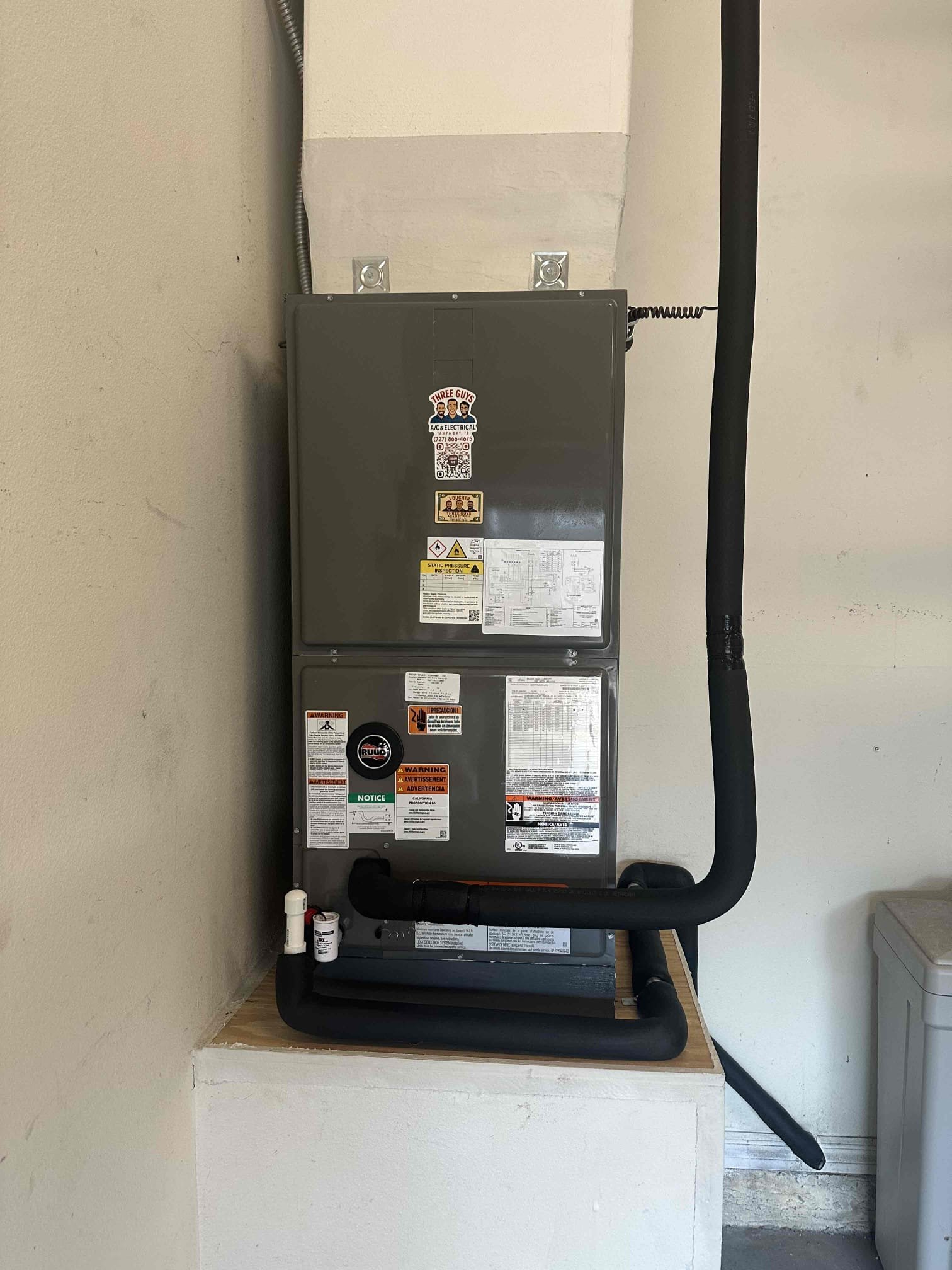 Trust Three Guys A/C & Electrical for top-notch HVAC installations that combine quality and professionalism.