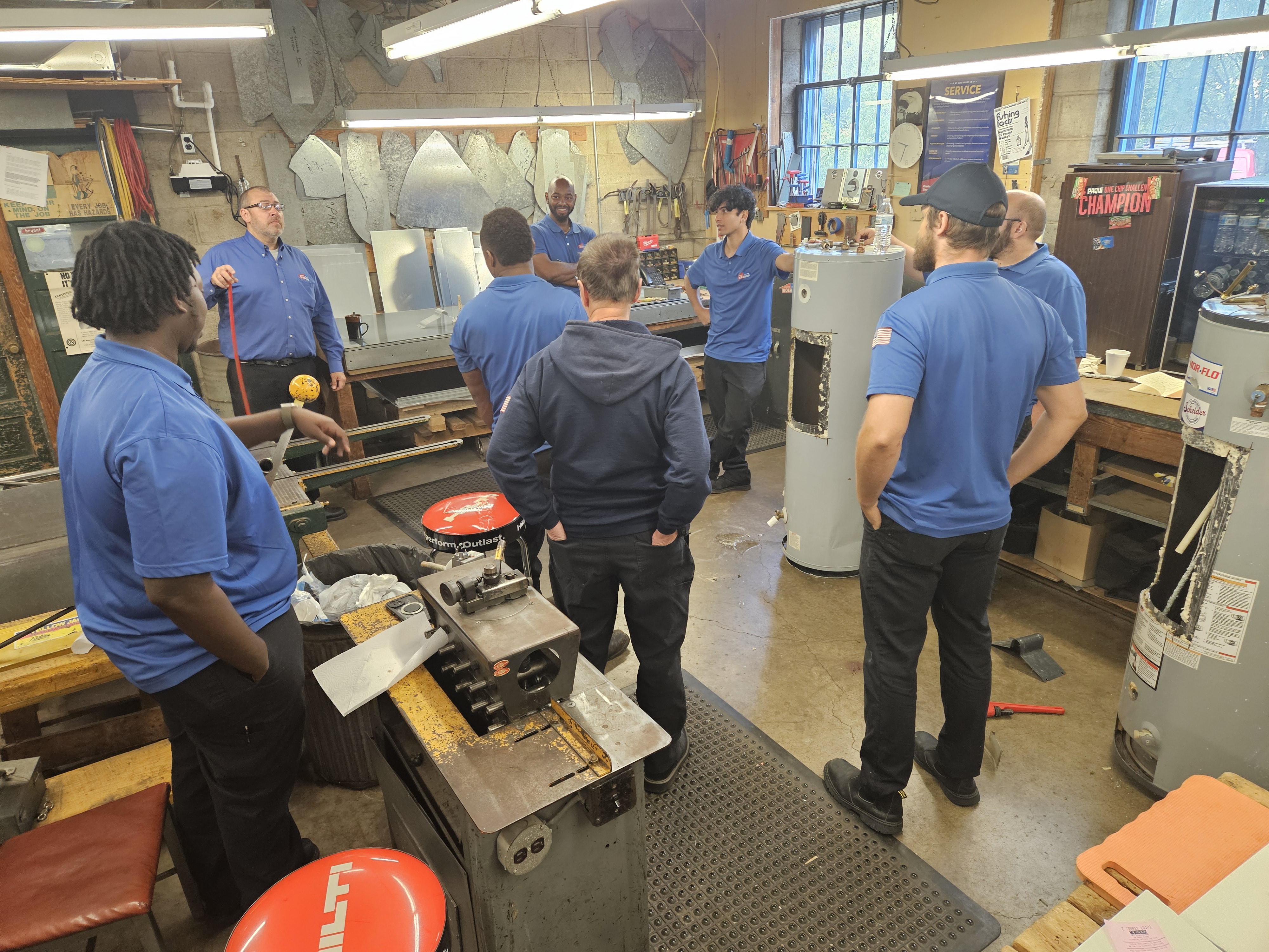 Professional and skilled team at Boehmer Heating & Cooling ensures quality service and expertise in every project.