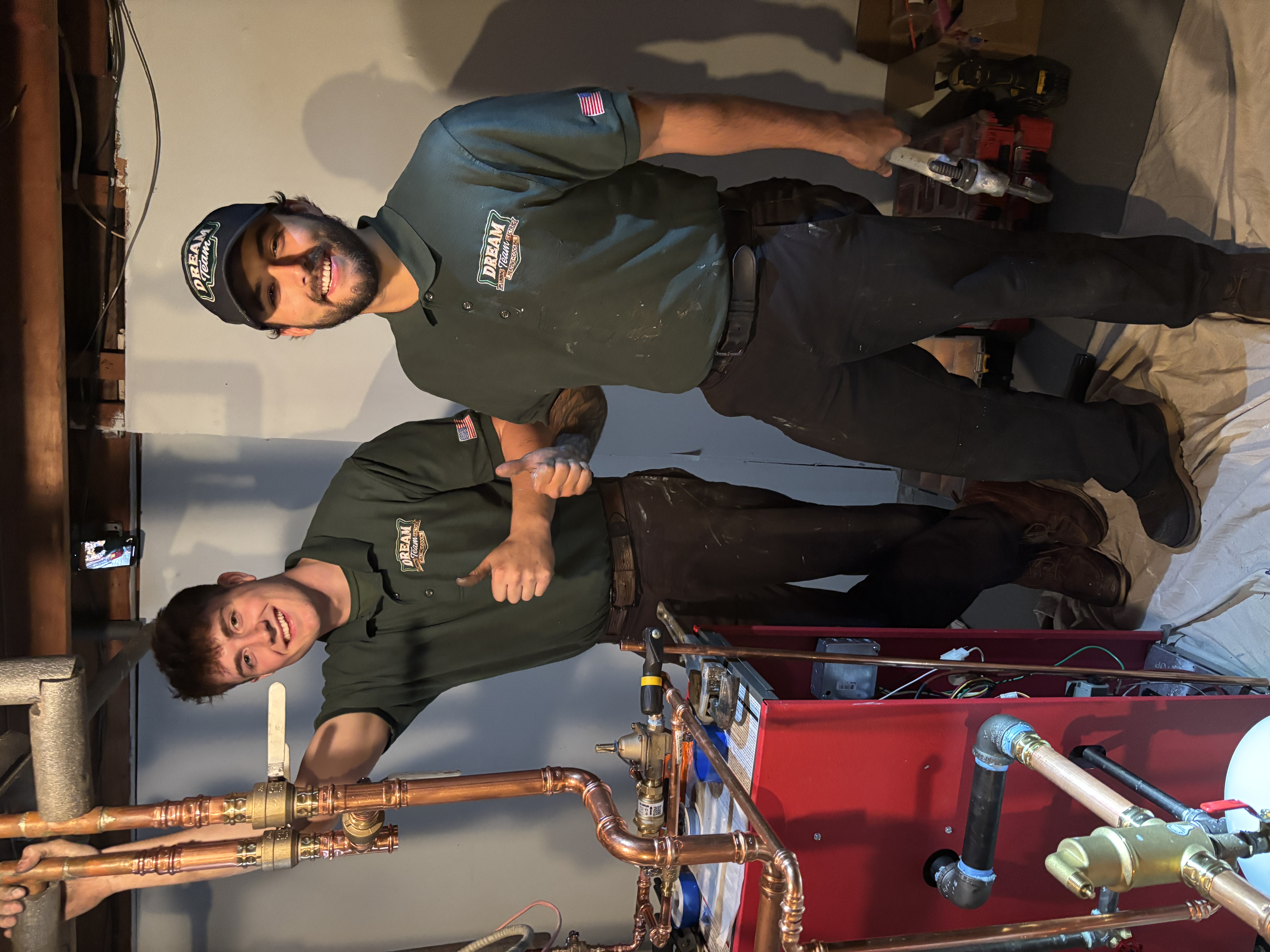 The Dream Team - Plumbing, Heating, Cooling, & Electric is here to ensure your home's systems are running smoothly and efficiently.