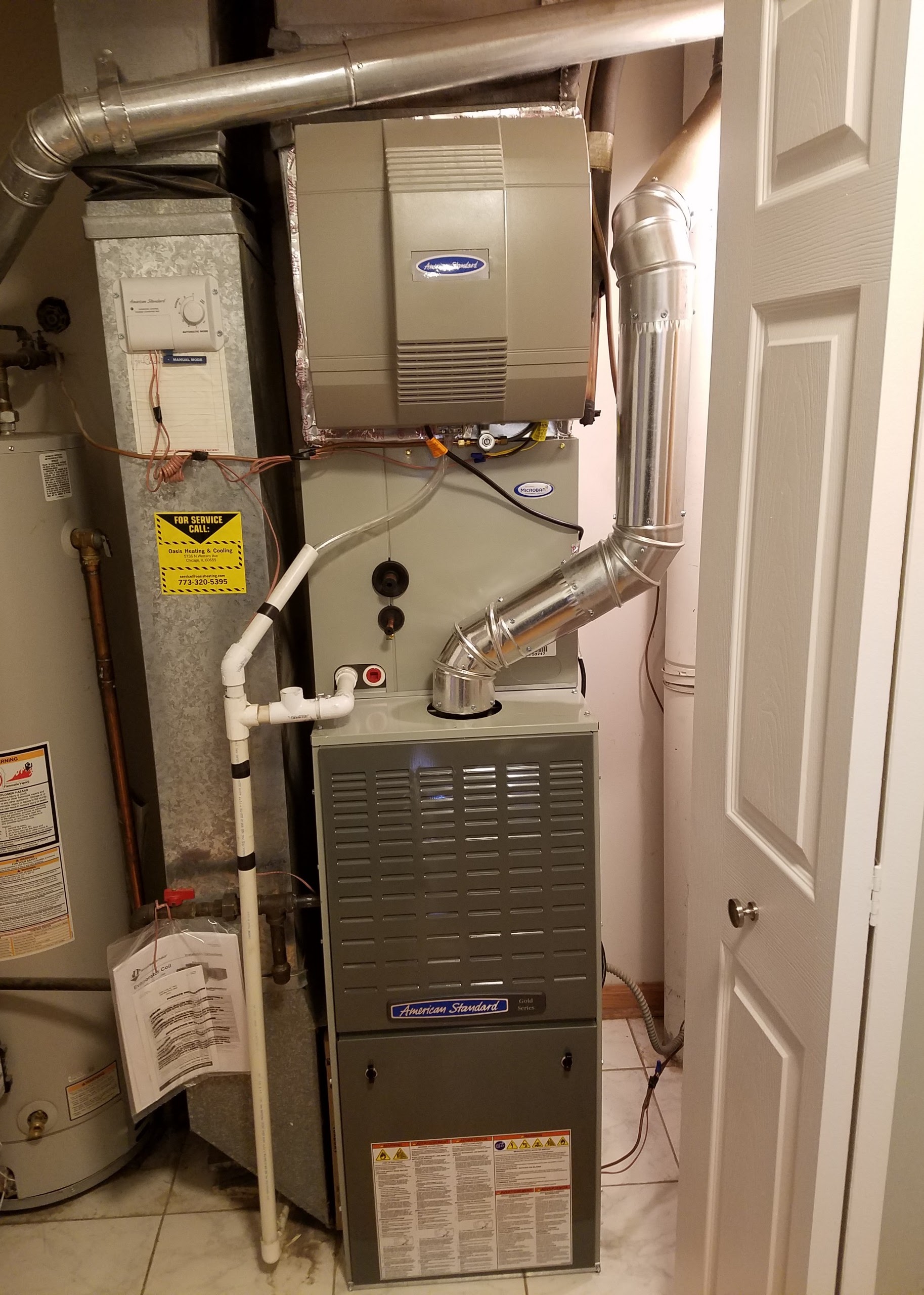 Reliable heating performance and tidy installation show why homeowners trust Oasis Heating and Cooling for dependable furnace service.